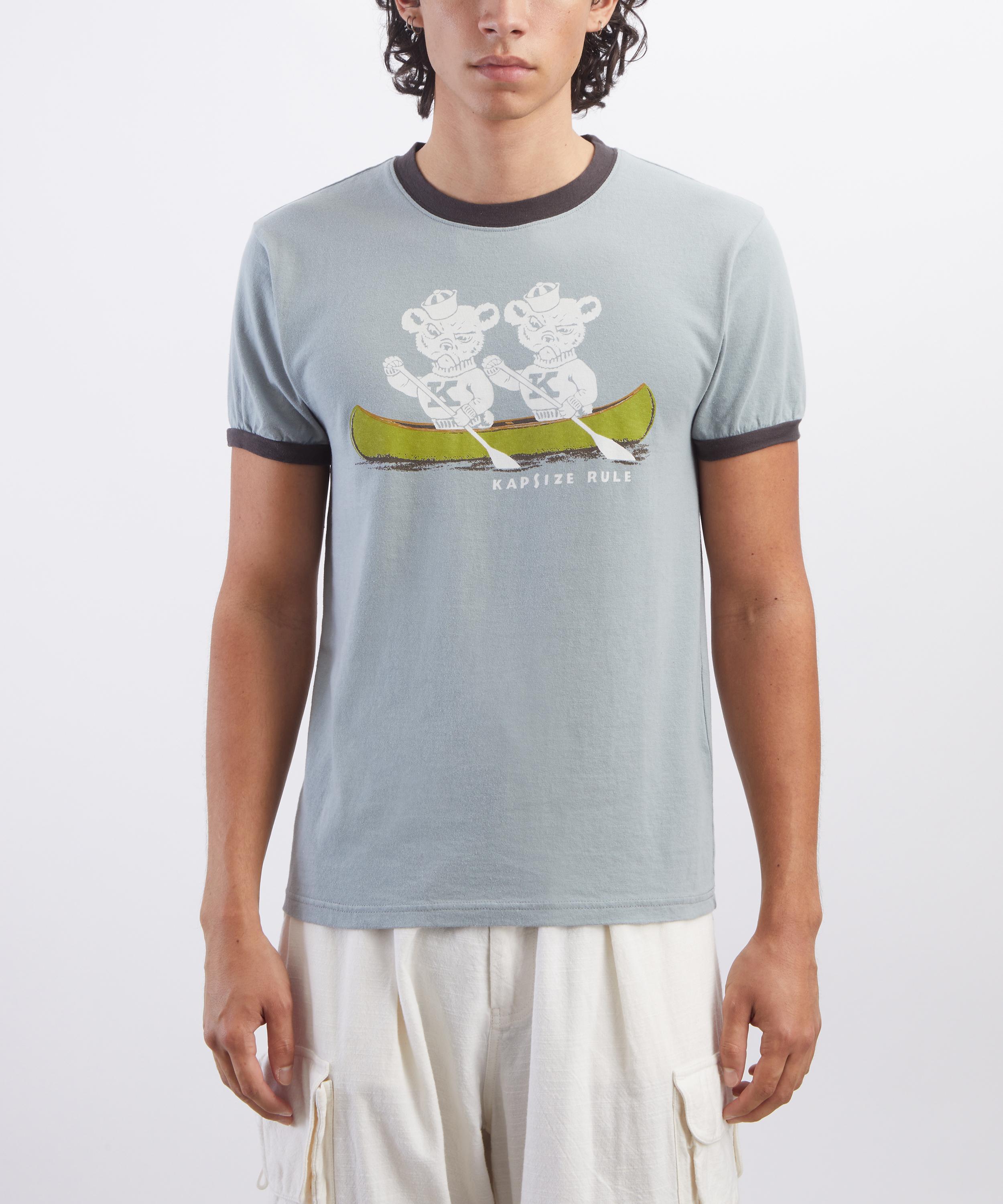 Kapital - 20-Jersey Ringer Bear T-Shirt image number 2