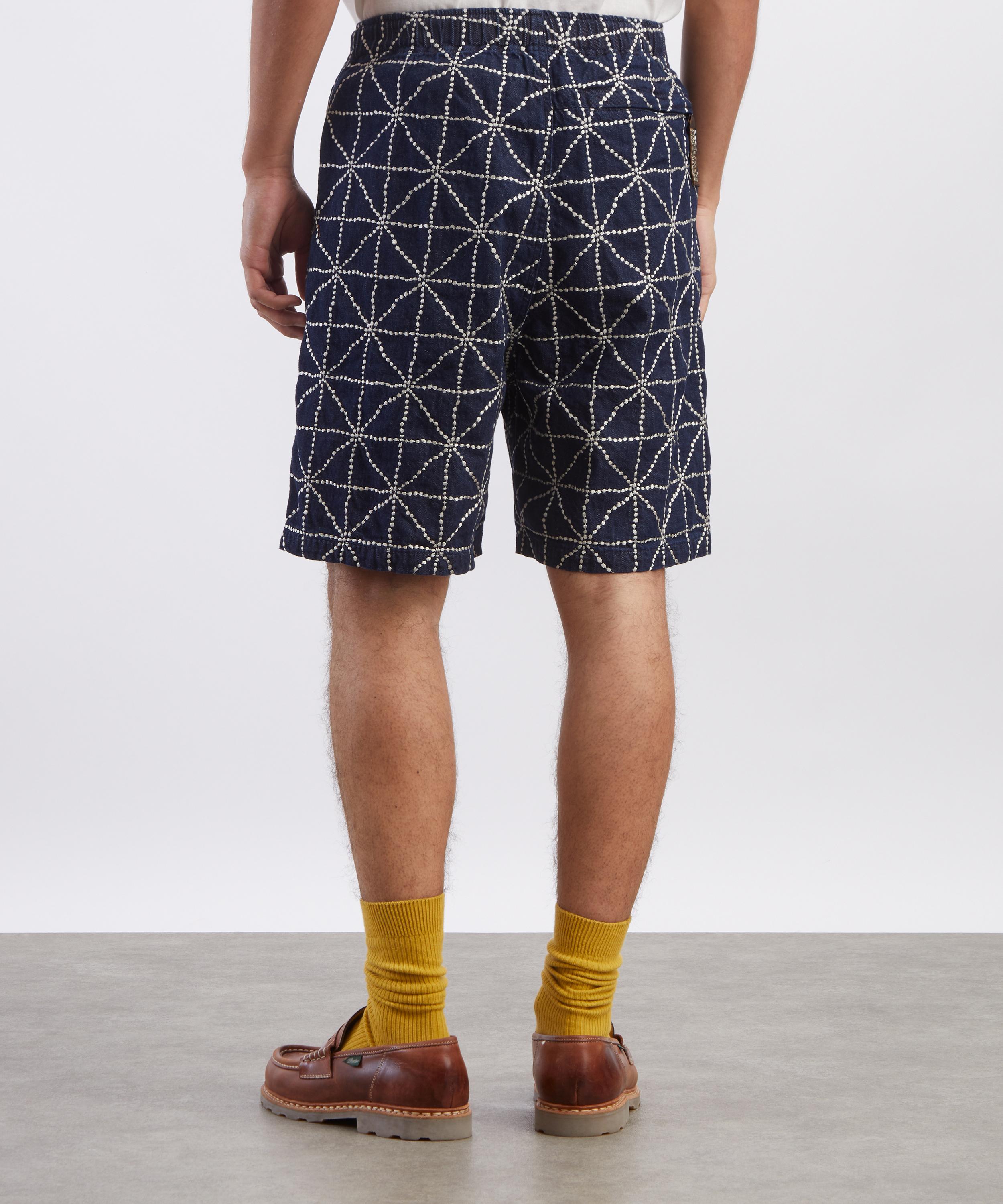 Kapital - 8oz Denim FOLK-DOJO Easy Shorts image number 3