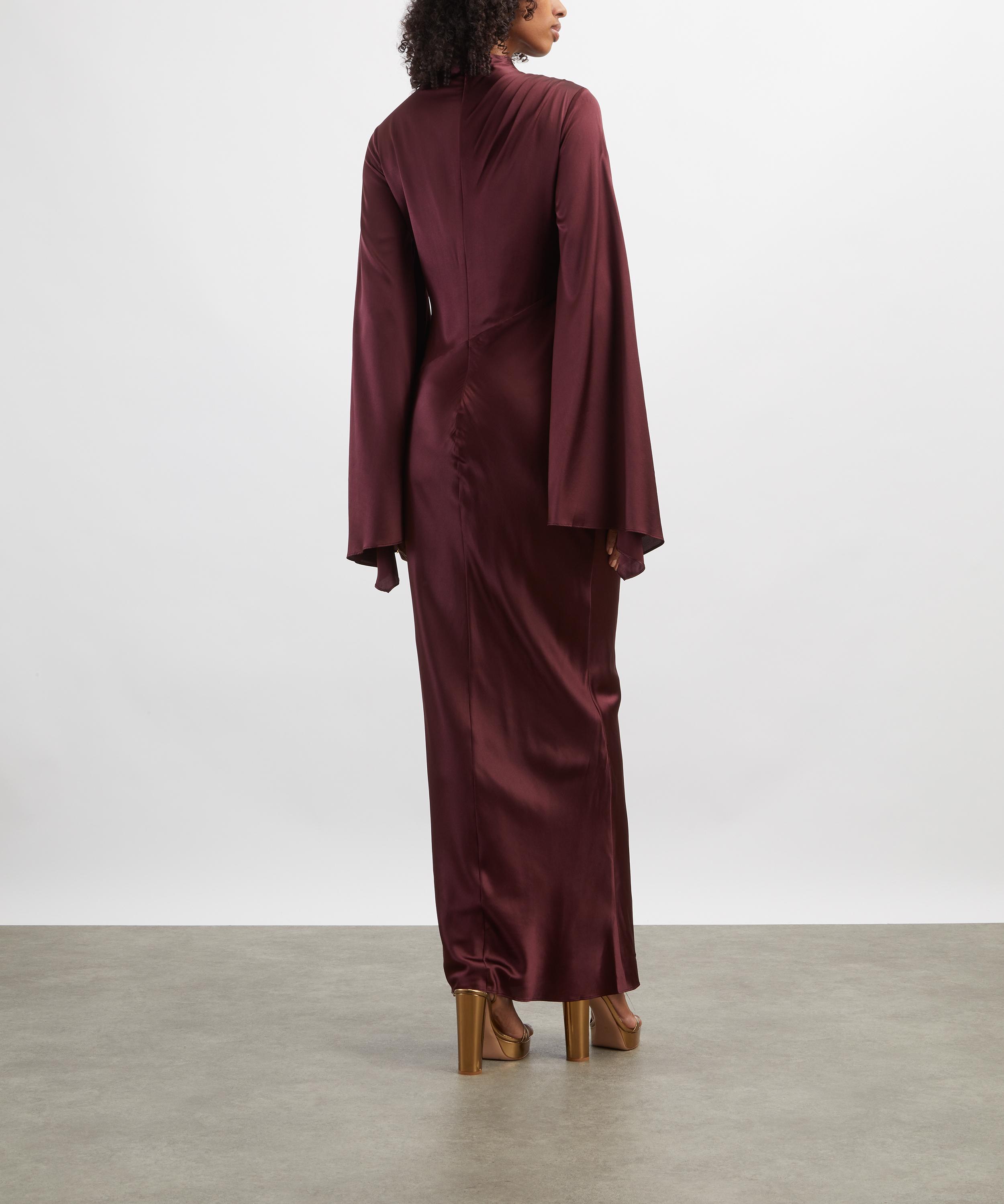 De La Vali - Ondas Silk Maxi Dress image number 3