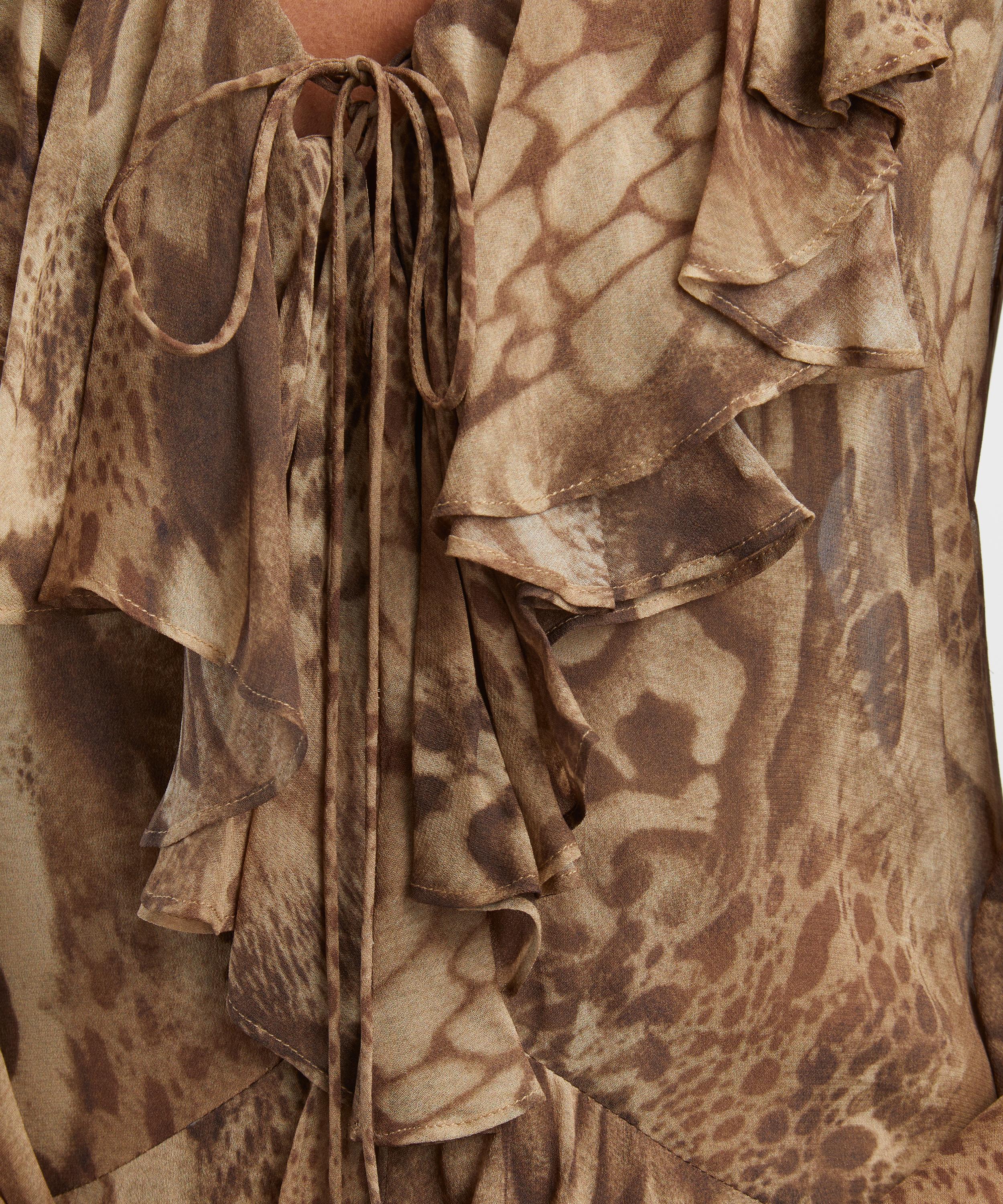 De La Vali - Kona Ruffle Maxi Dress image number 4