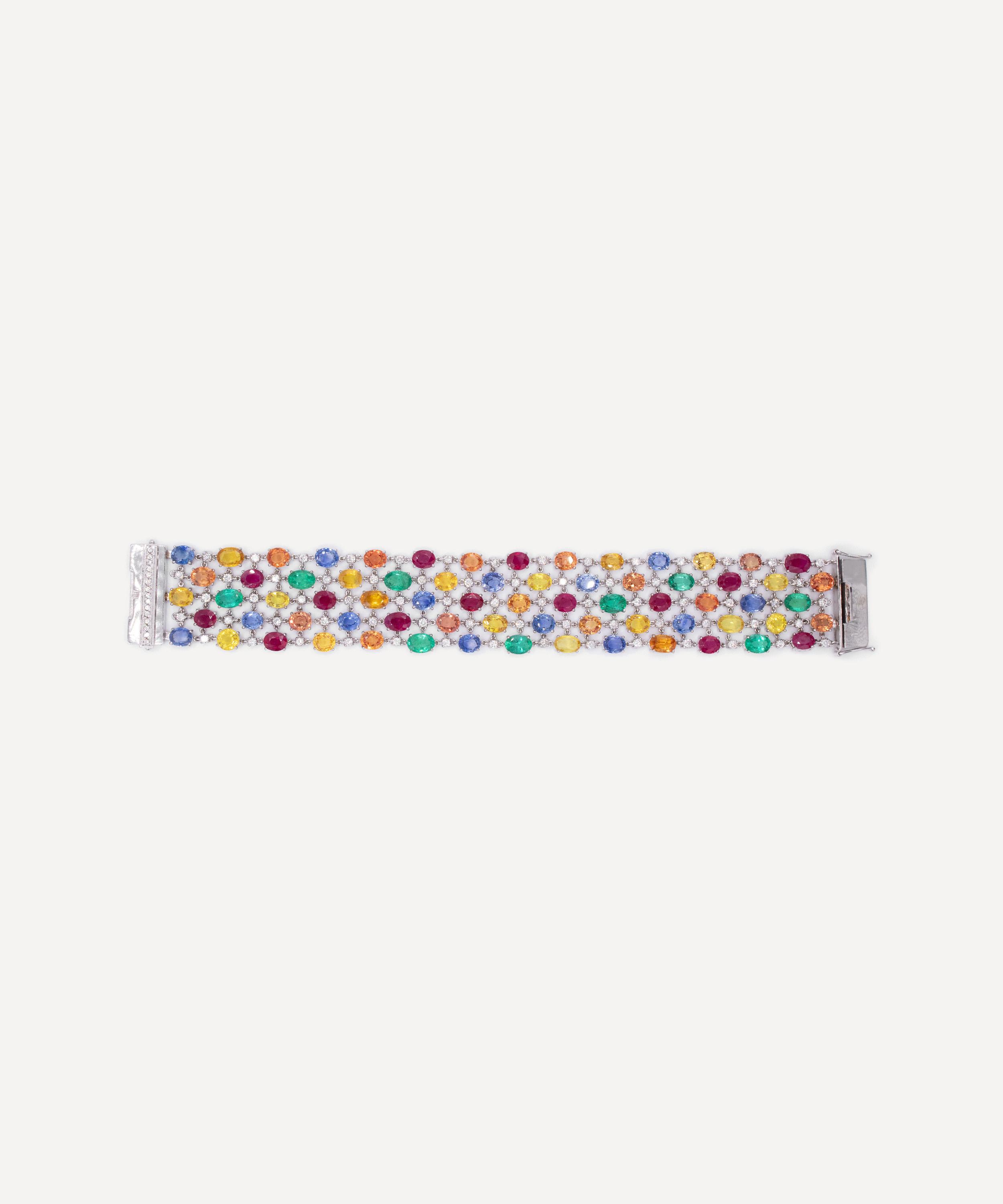 Kojis - Platinum Vintage Tutti Frutti Bracelet image number 0