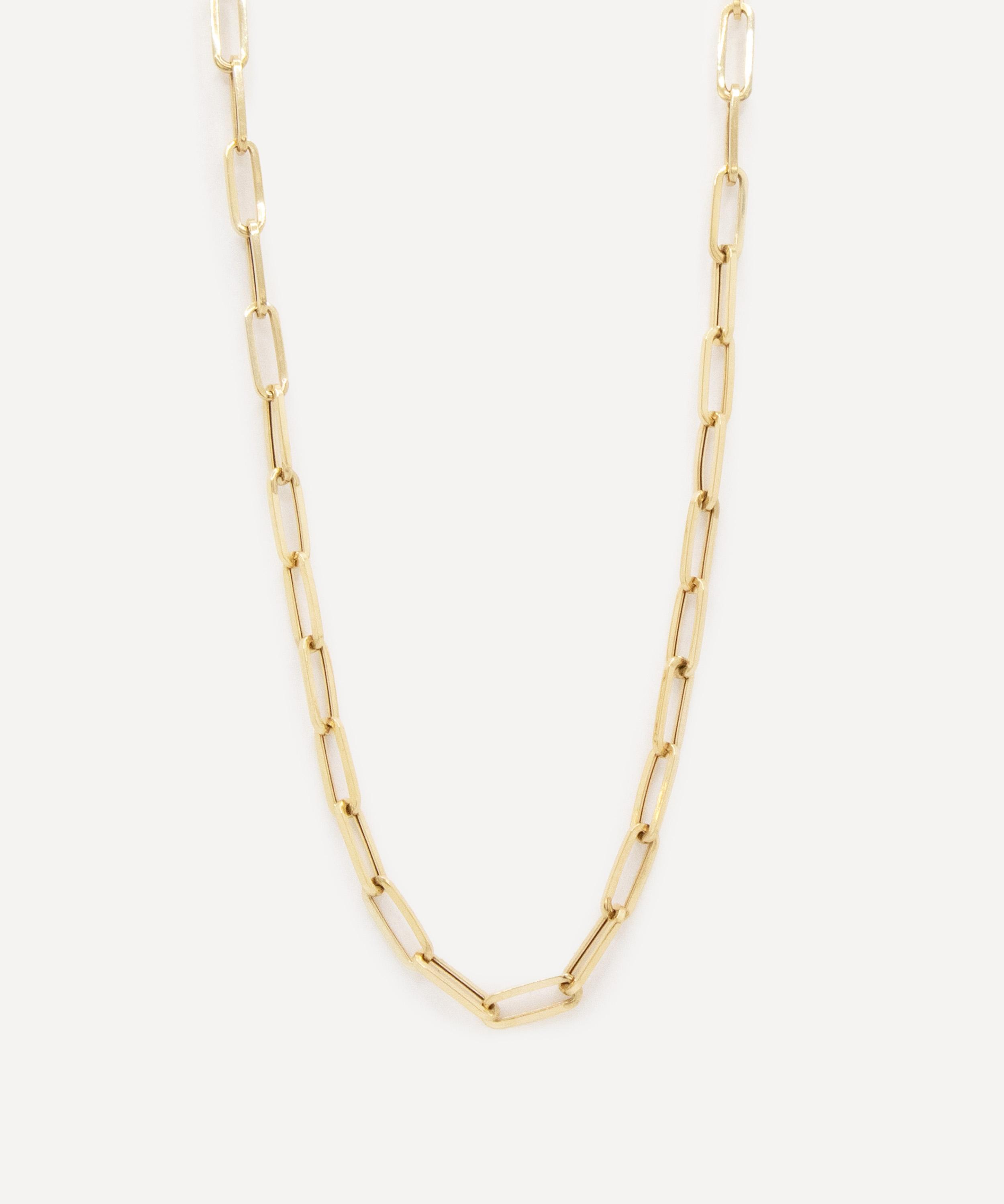 Kojis - 14ct Gold Paperlink Chain Necklace image number 0