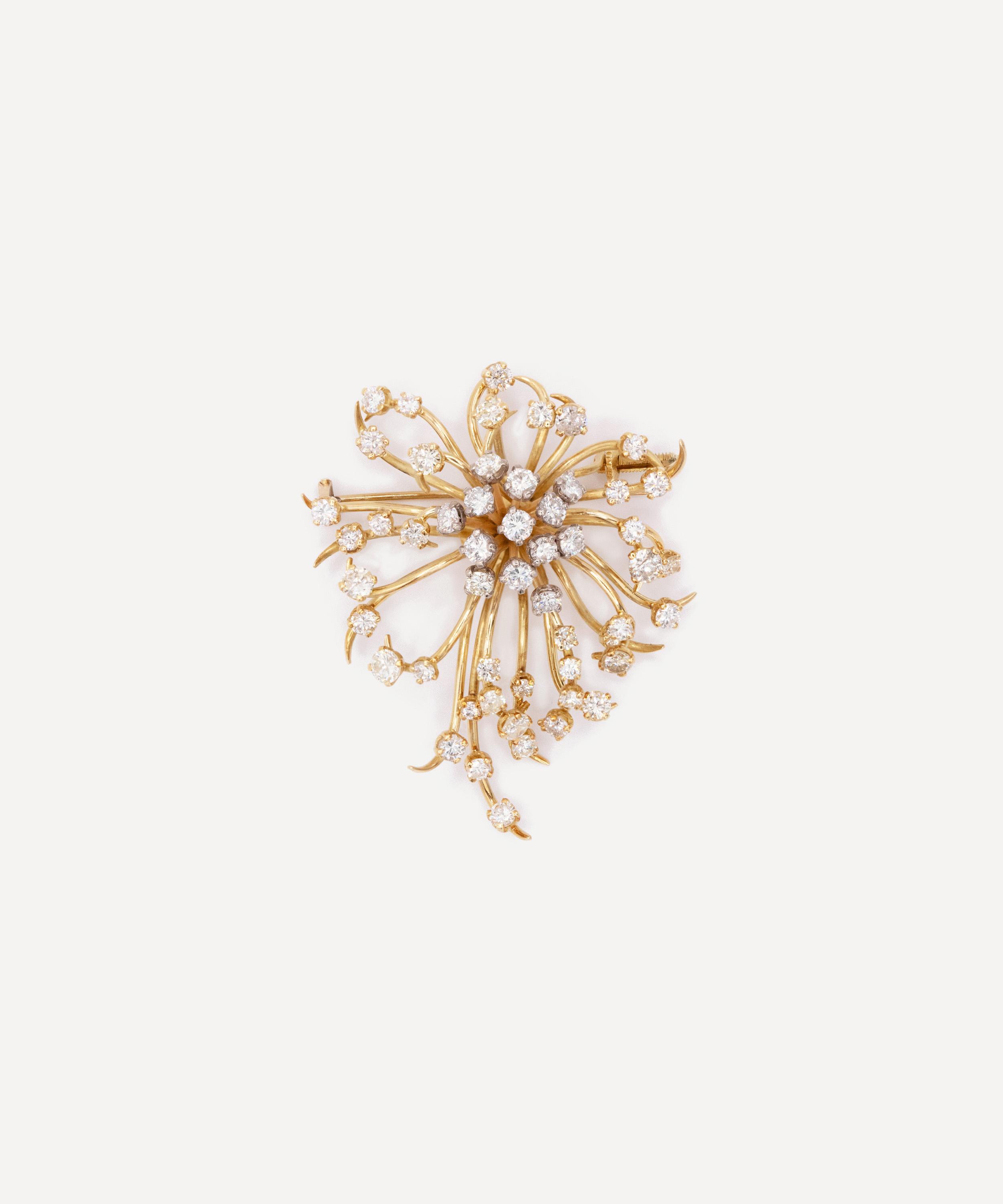 Kojis - 18ct Gold Irish Diamond Brooch image number 0