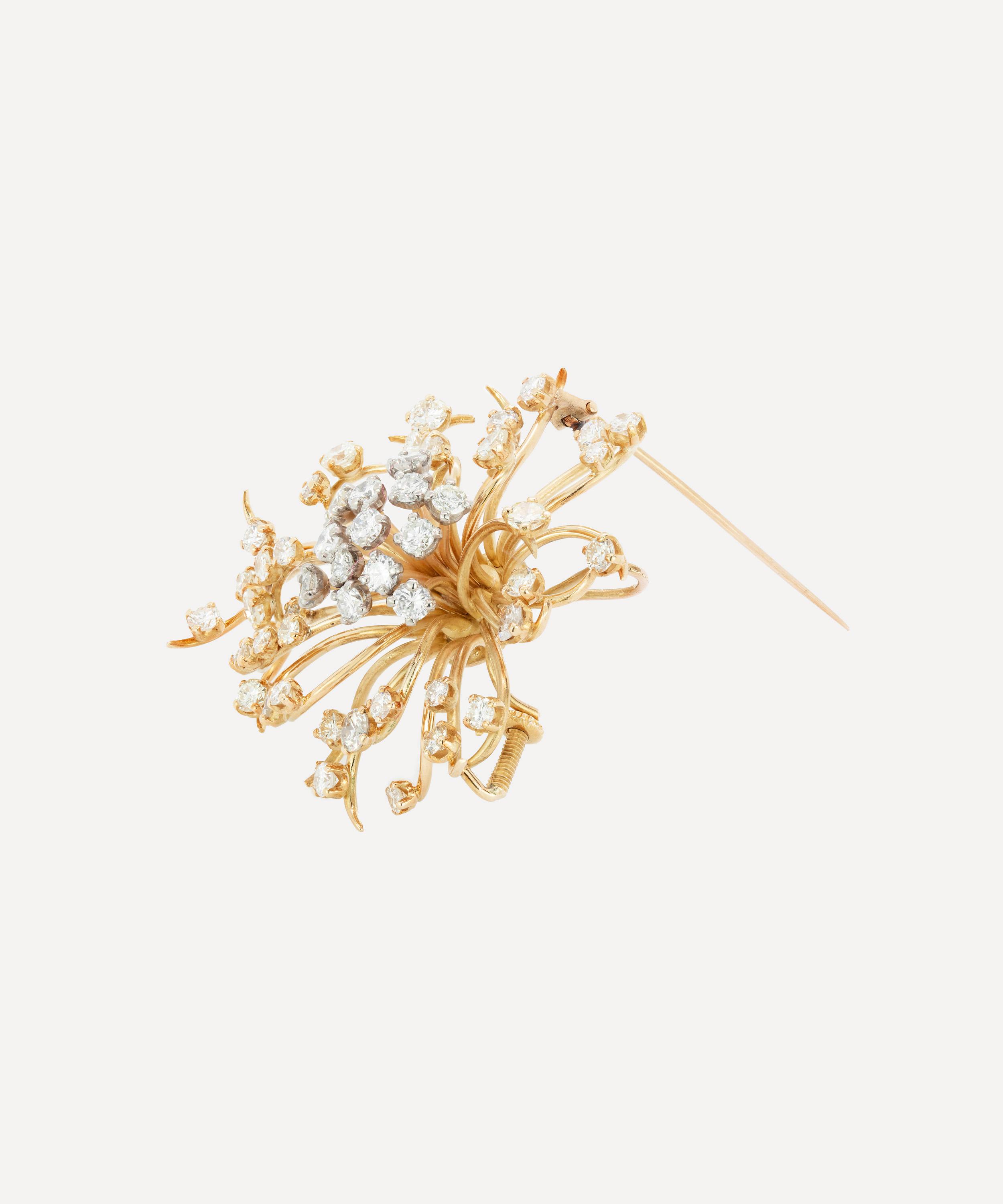 Kojis - 18ct Gold Irish Diamond Brooch image number 1