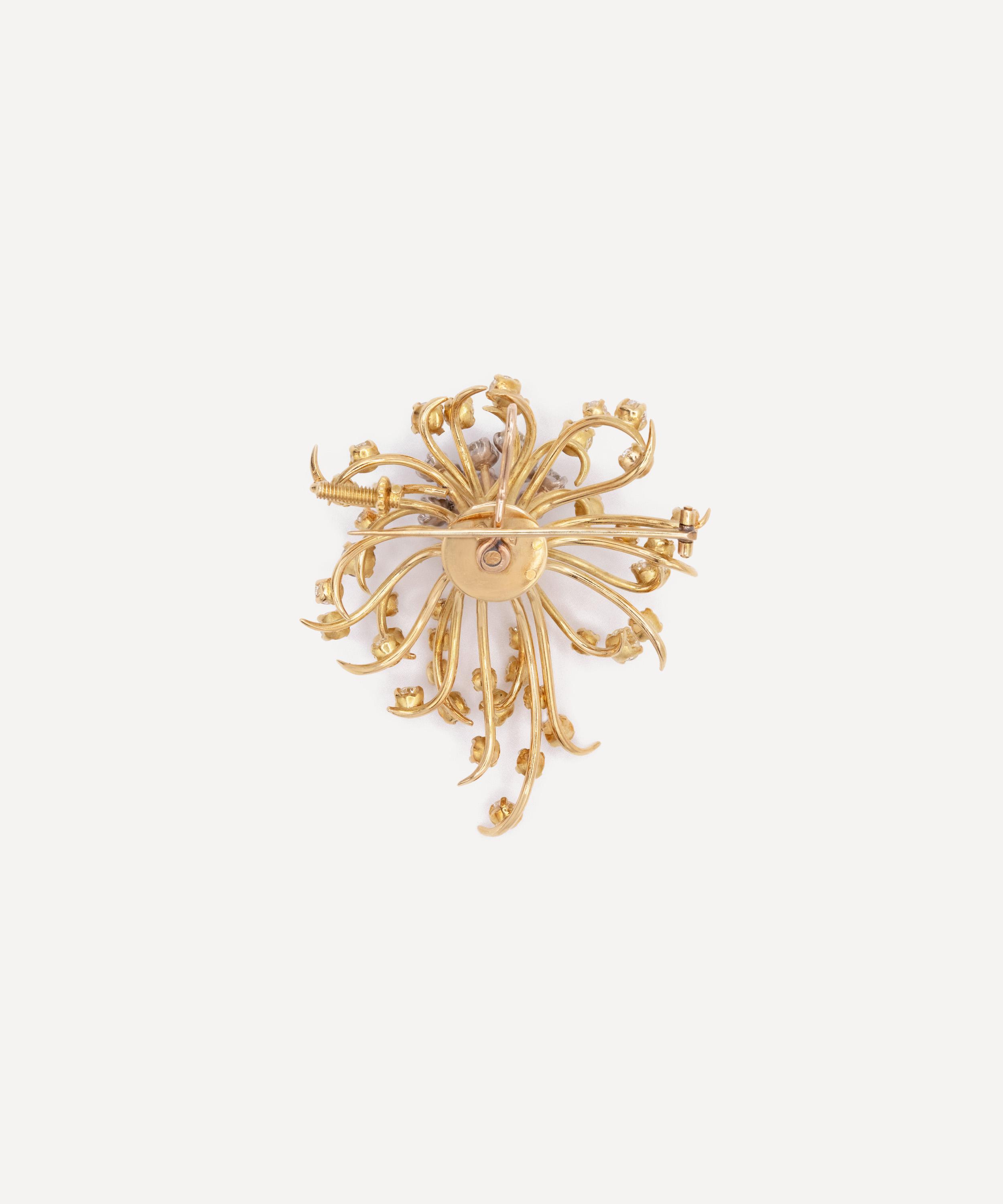 Kojis - 18ct Gold Irish Diamond Brooch image number 2