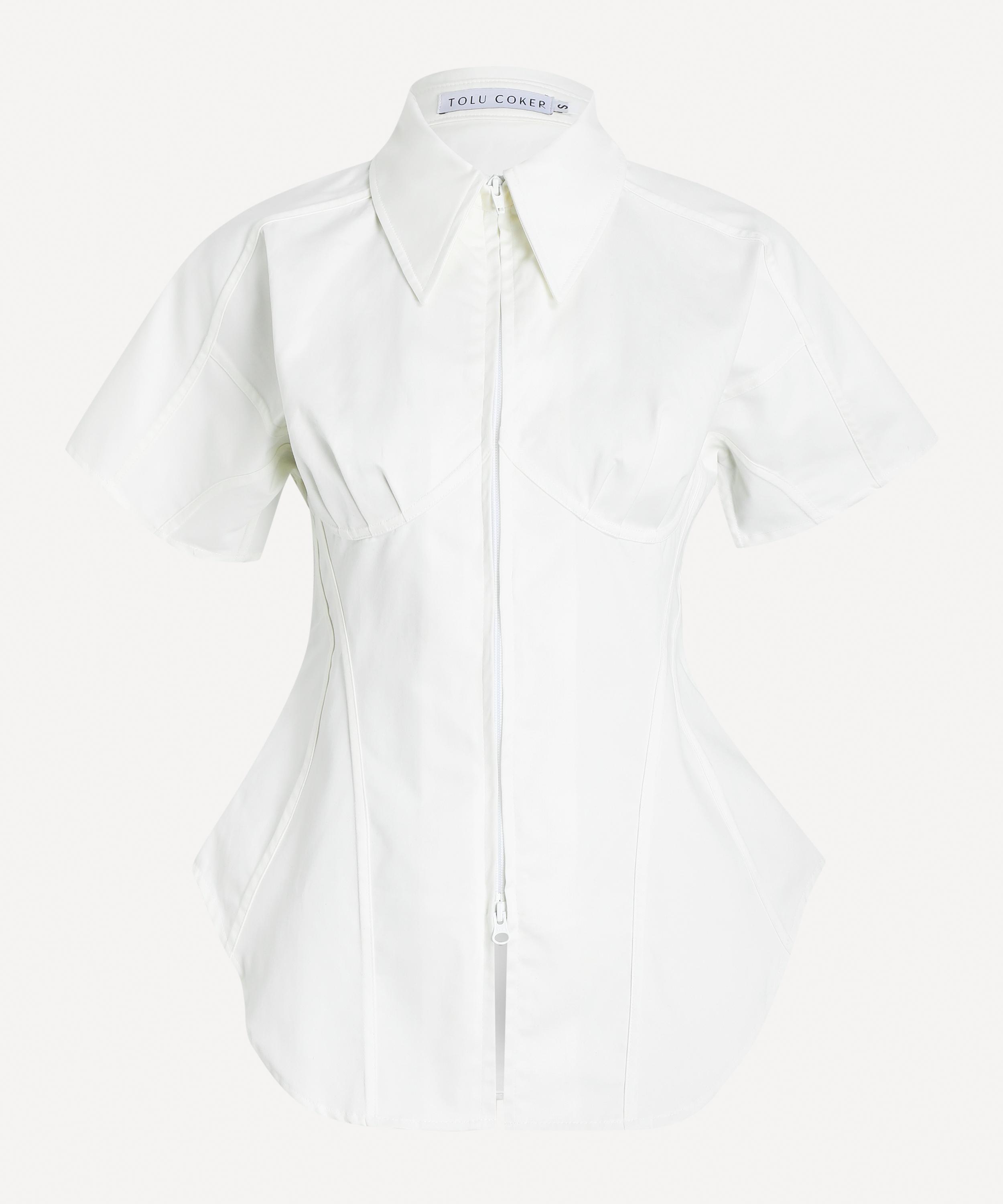 Tolu Coker - Panelled Contour Bustier Blouse