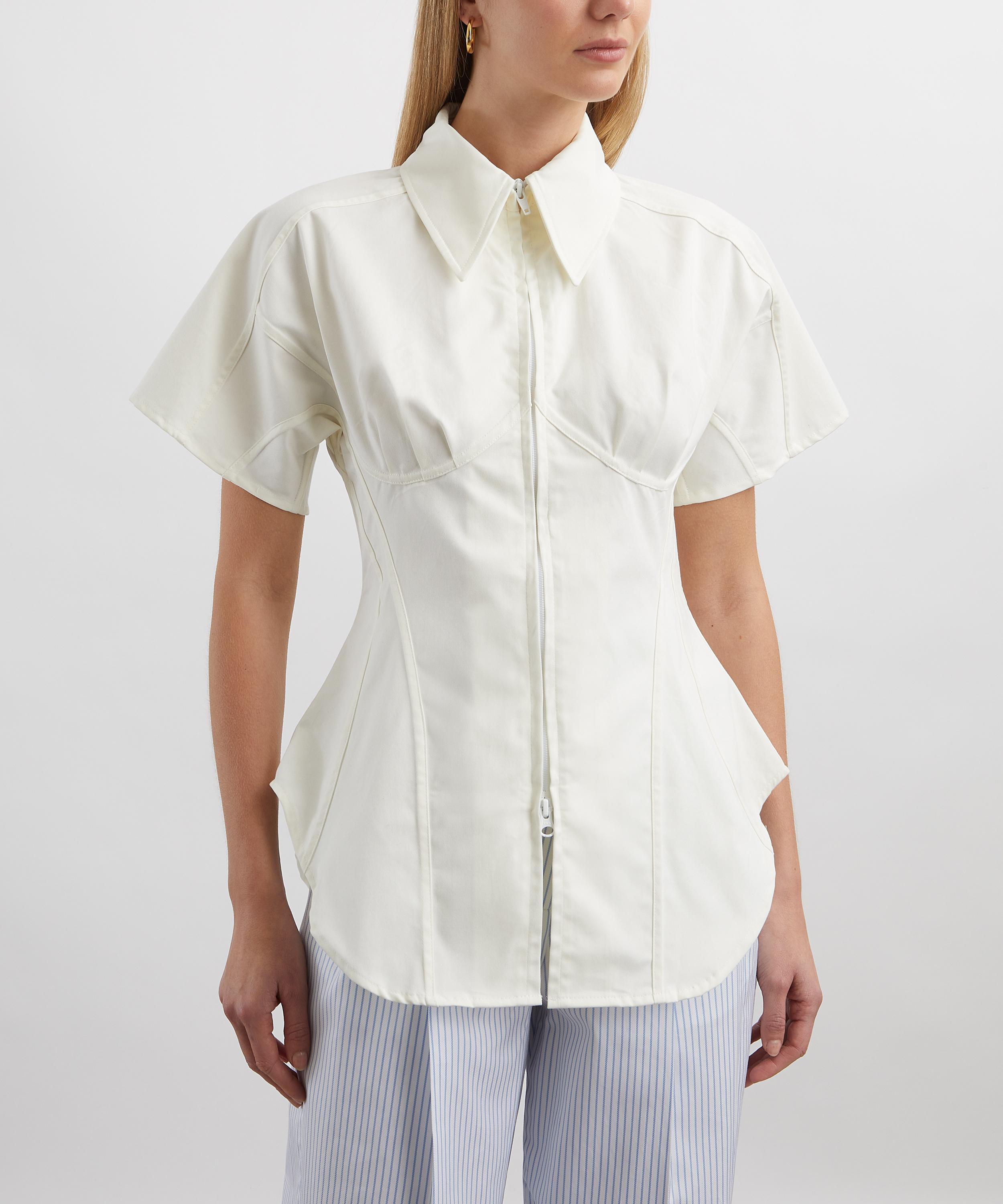 Tolu Coker - Panelled Contour Bustier Blouse image number 2