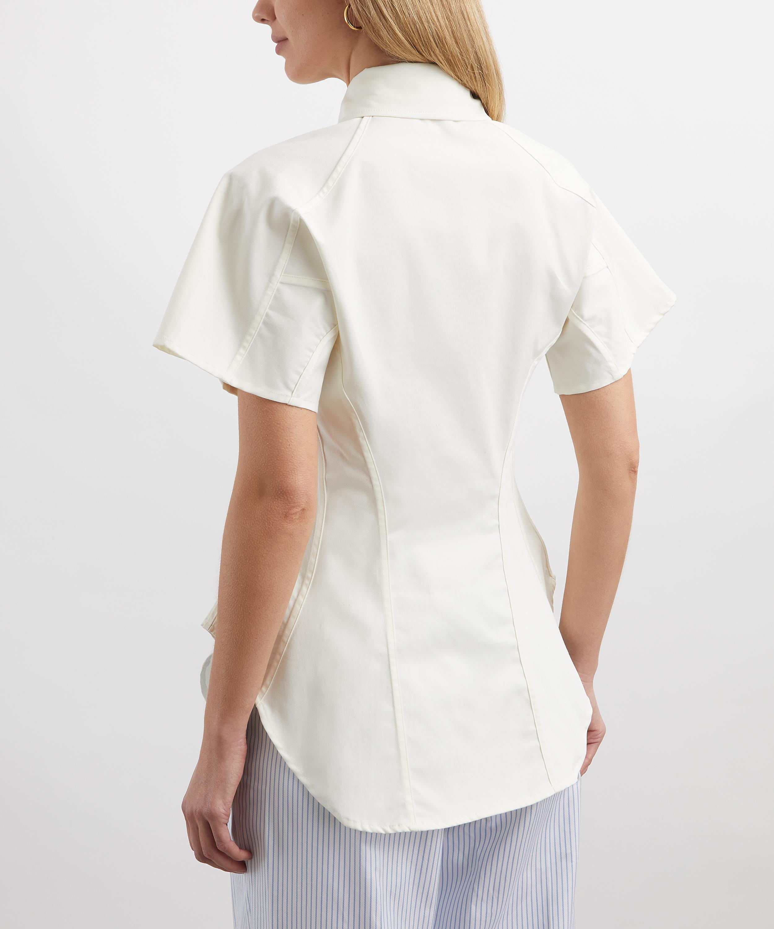 Tolu Coker - Panelled Contour Bustier Blouse image number 3