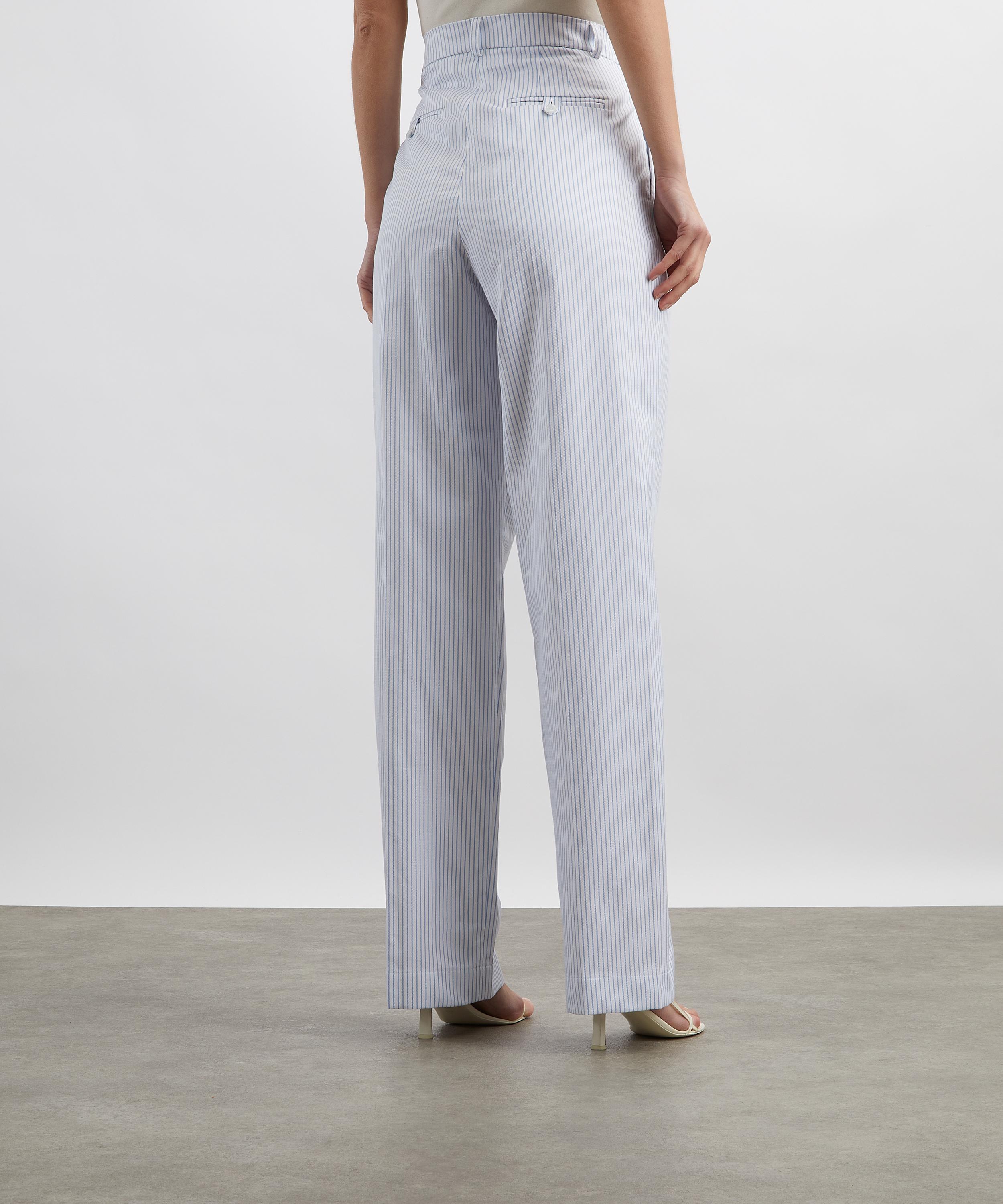 Tolu Coker - High-Waisted Tailored Pinstripe Trousers image number 3