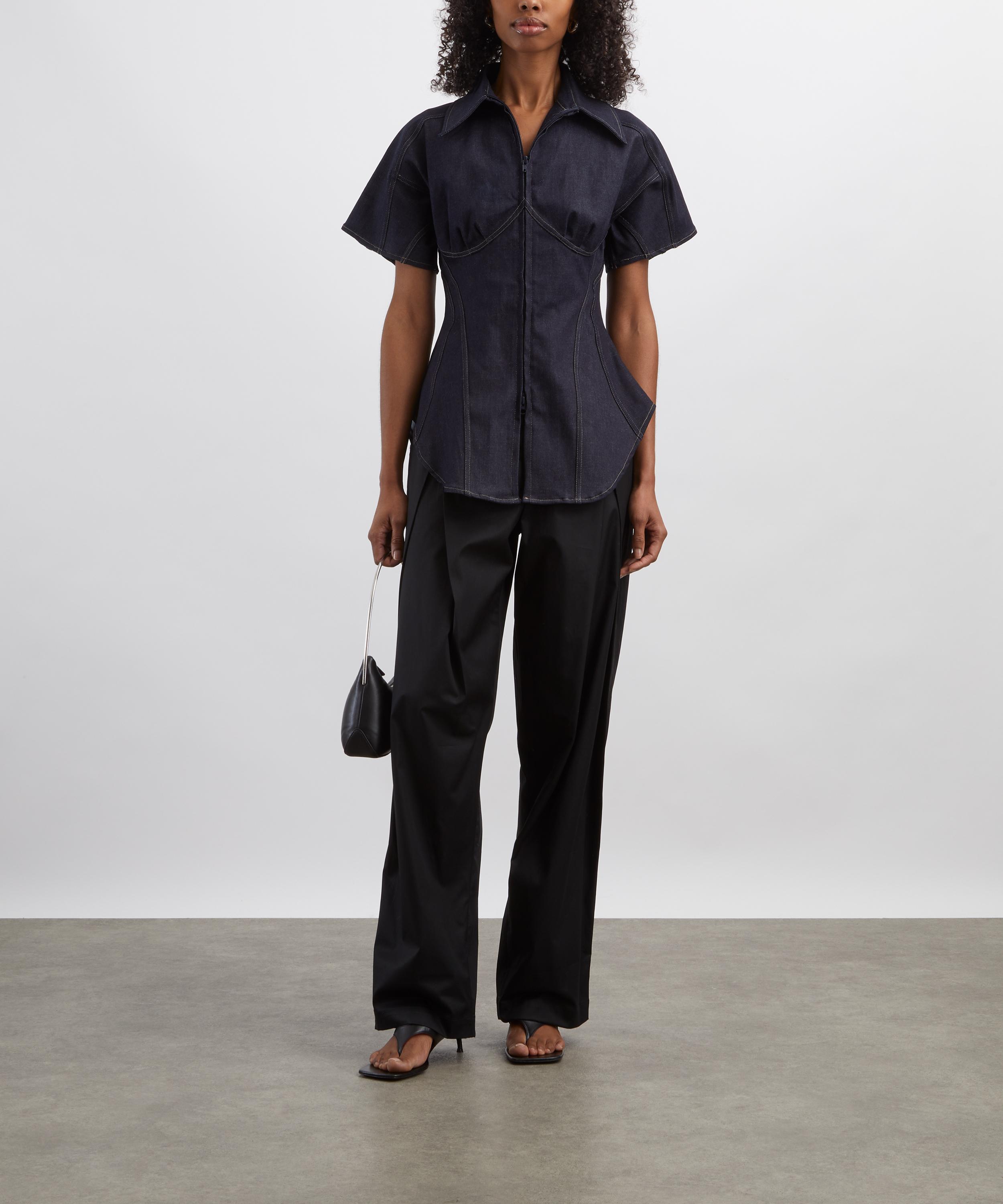 Tolu Coker - Overlap Pleat Tailored Trousers image number 1