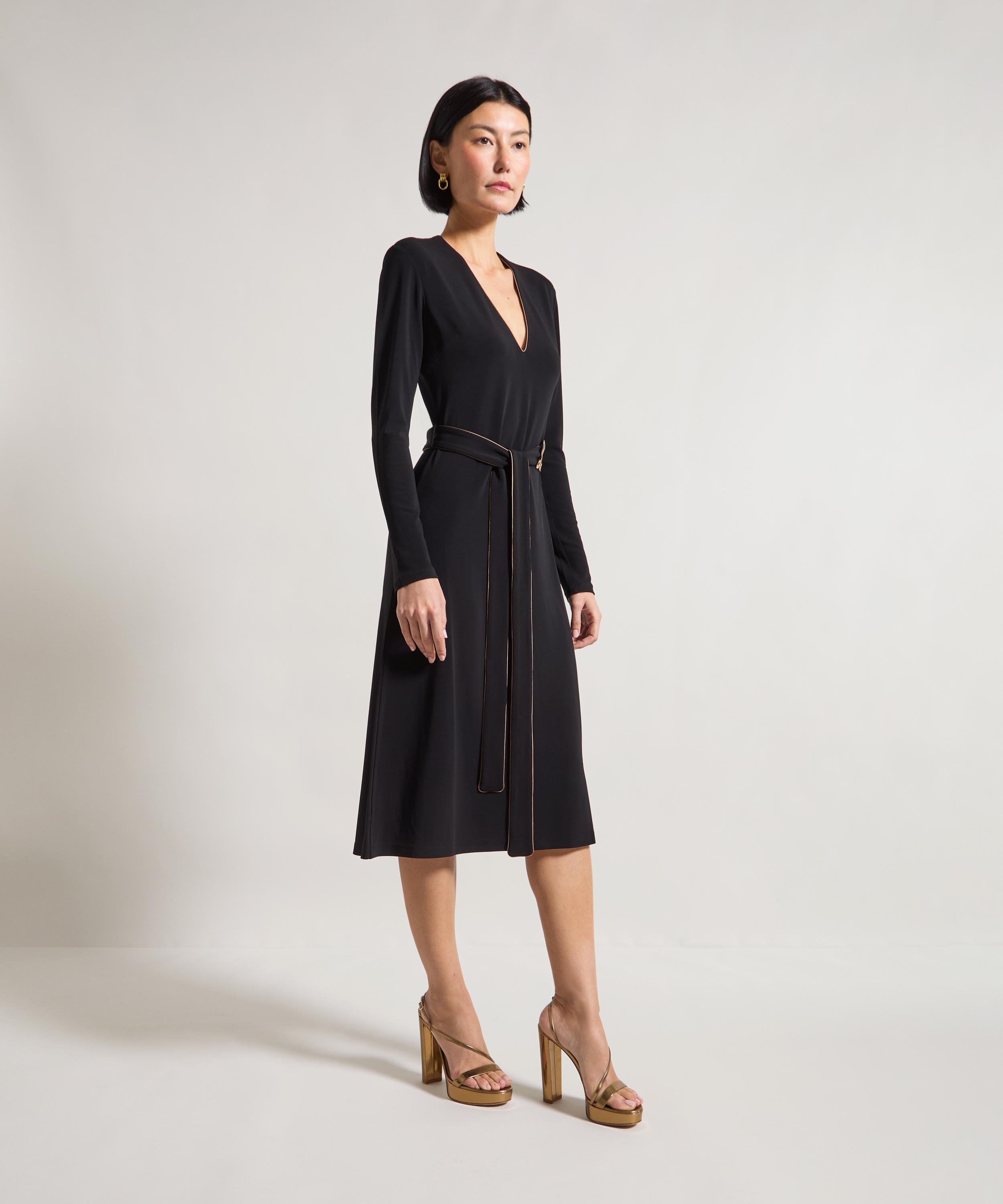 Liberty - HYPERNOVA 150 || Crepe V-Neck Dress image number 2