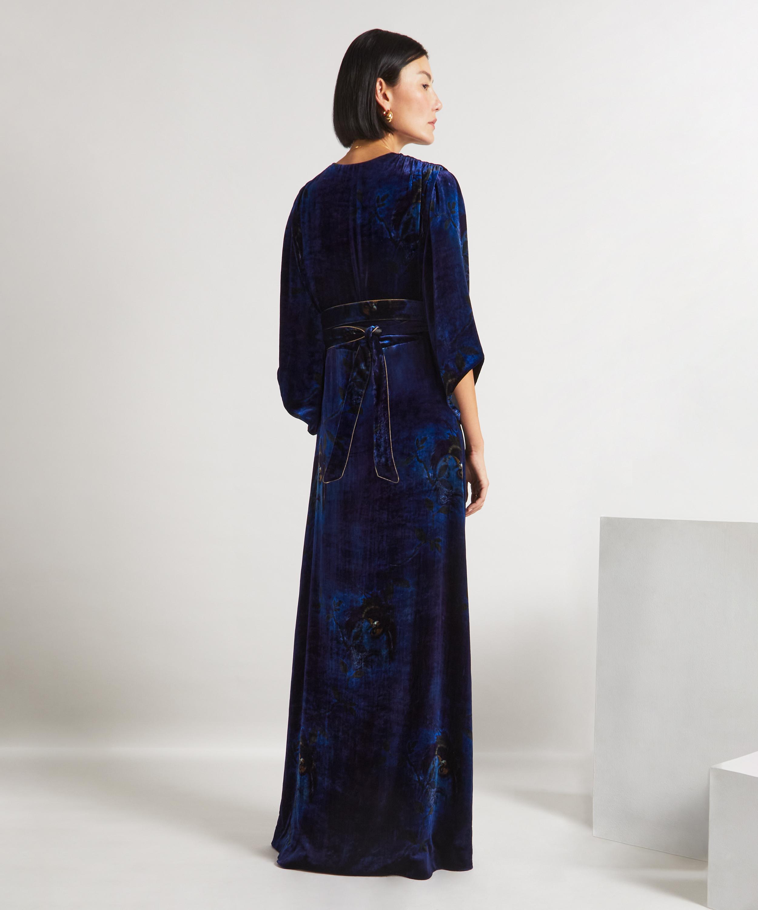 Liberty - HYPERNOVA 150 || Heron Long Velvet Wrap Dress image number 3