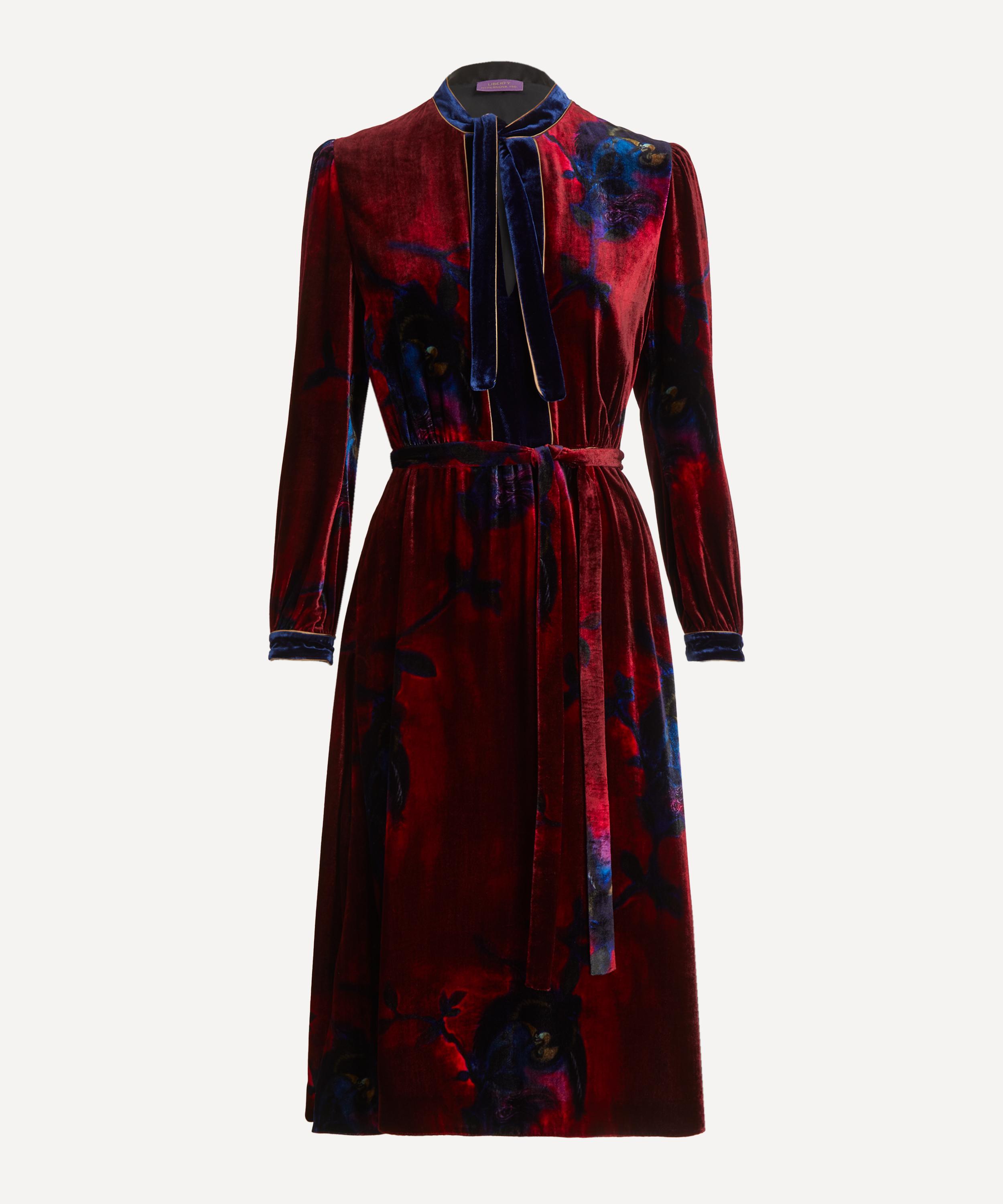 Liberty - HYPERNOVA 150 || Heron Midi Velvet Wrap Dress image number 0