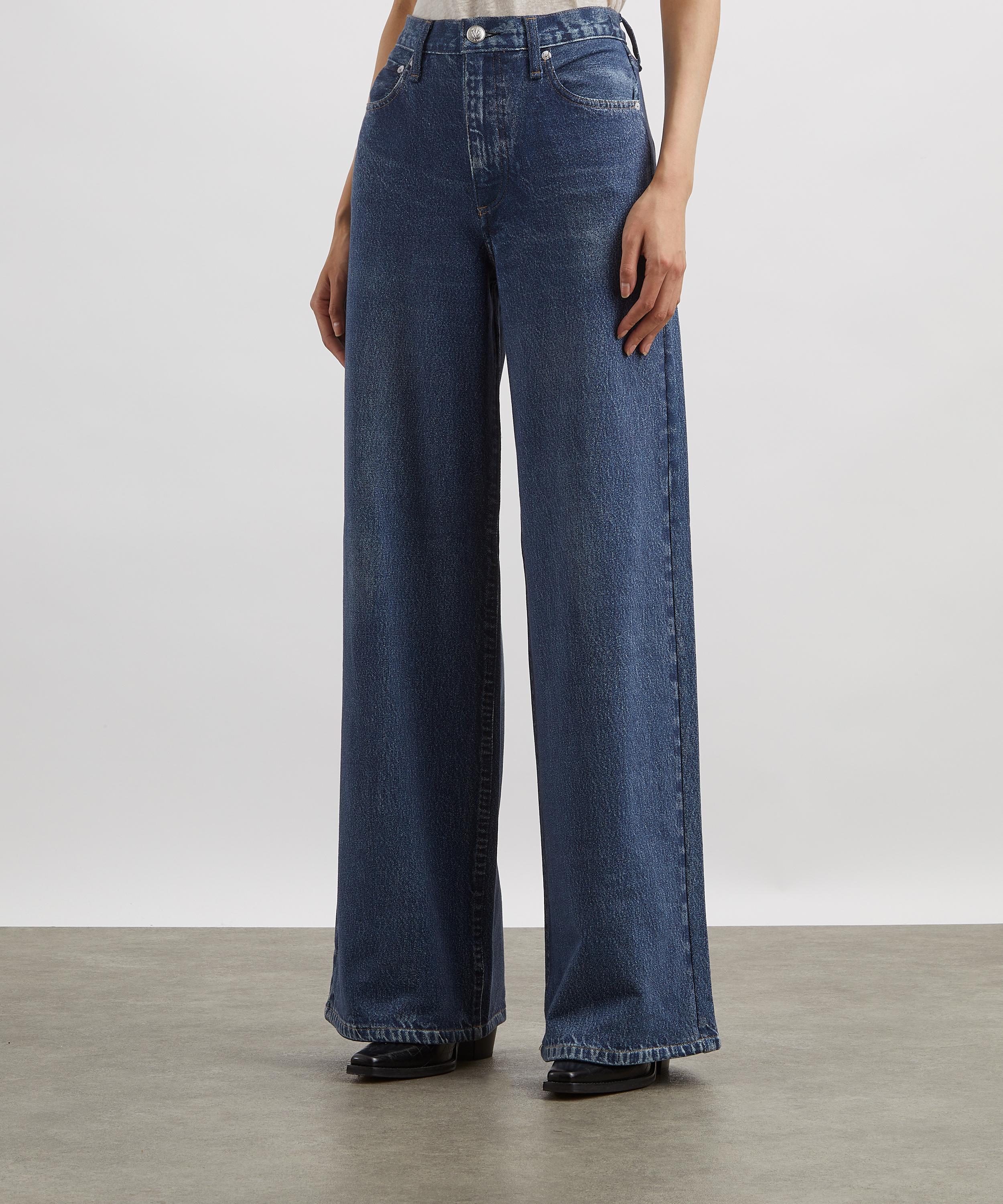 Rag & Bone - Miramar Sofie Wide-Leg Trousers in Almeda image number 2