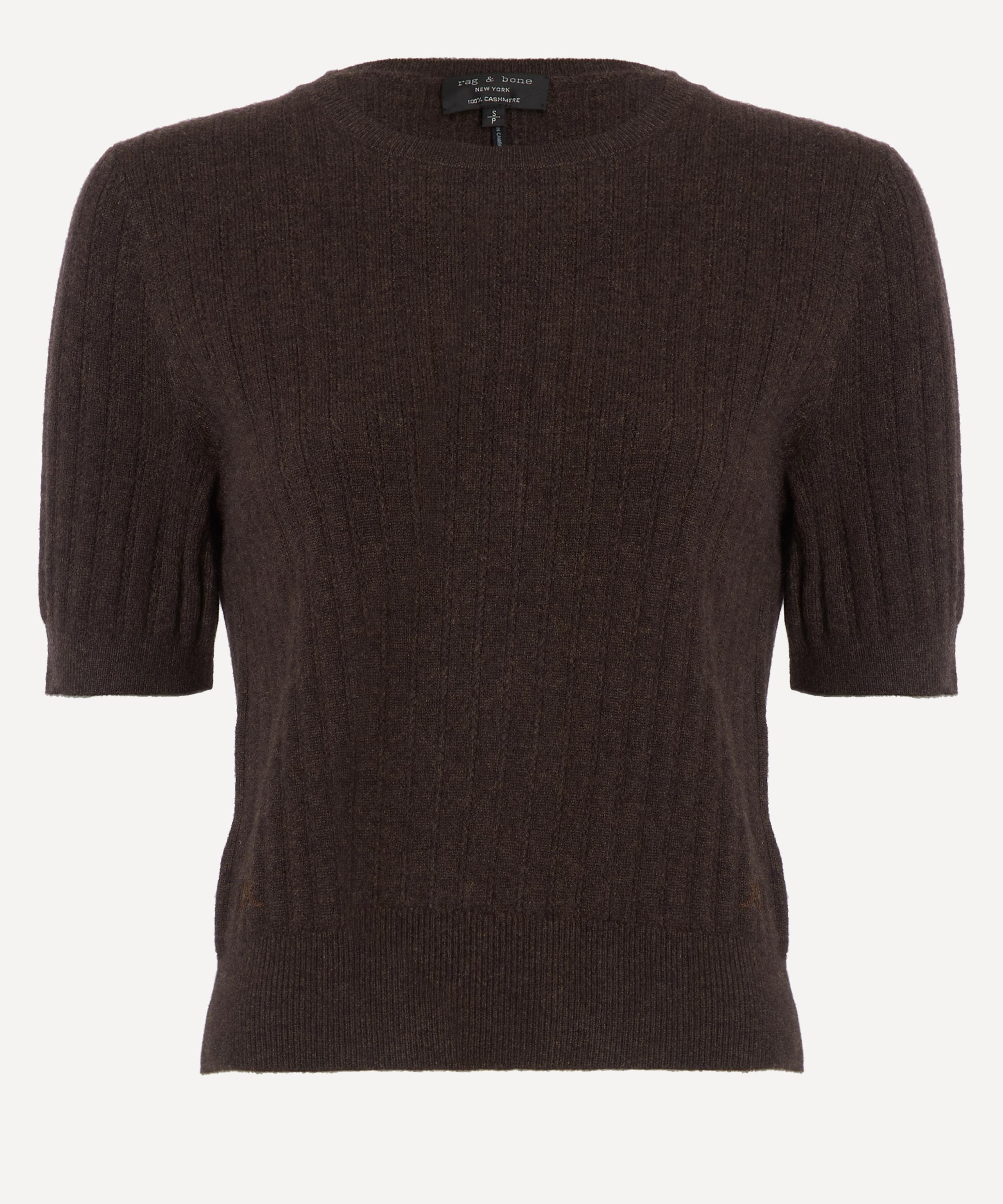 Rag & Bone - Wren Cashmere Short-Sleeve Jumper