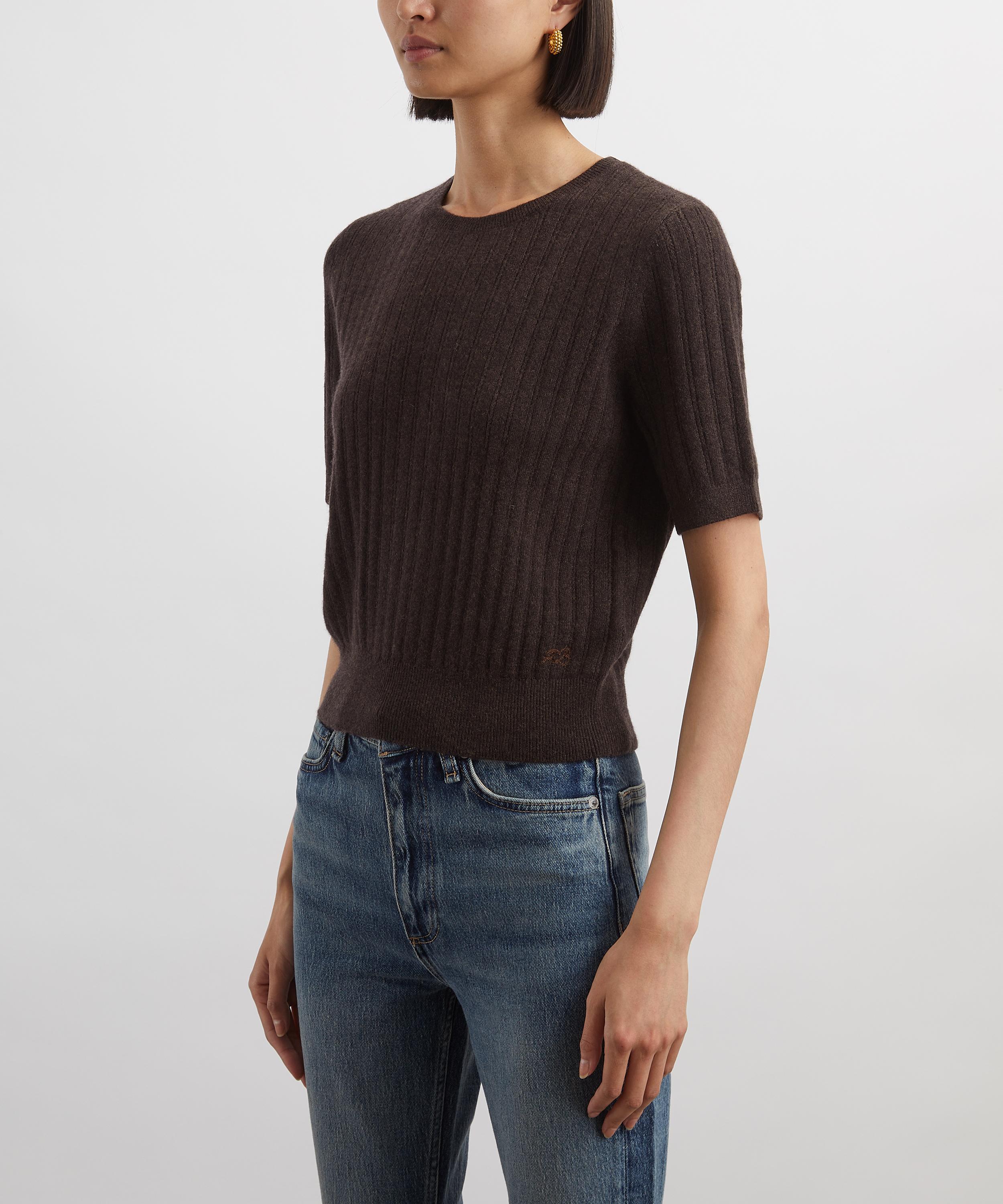 Rag & Bone - Wren Cashmere Short-Sleeve Jumper image number 2