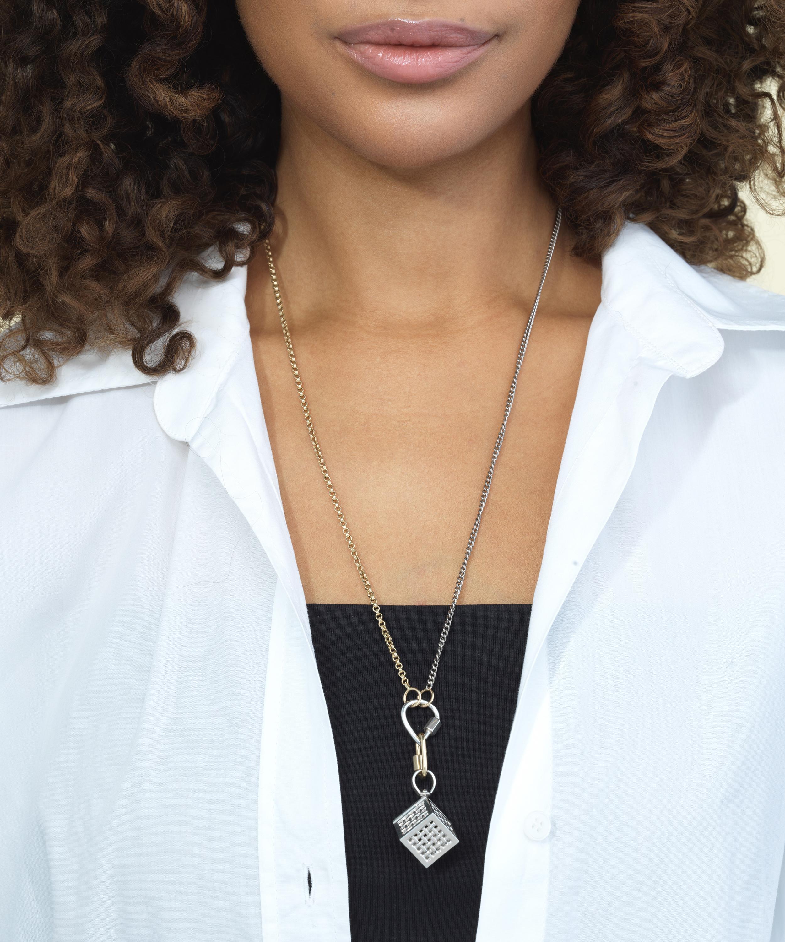 Marla Aaron - Sterling Silver All Screen Box Charm