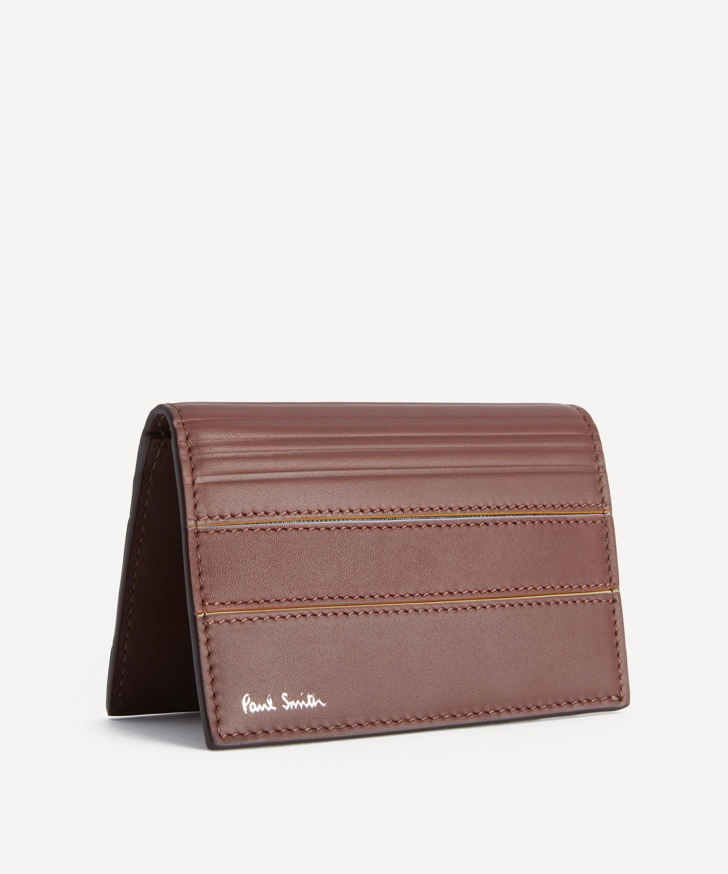 Paul Smith - Brown Panelled Leather Wallet image number 1