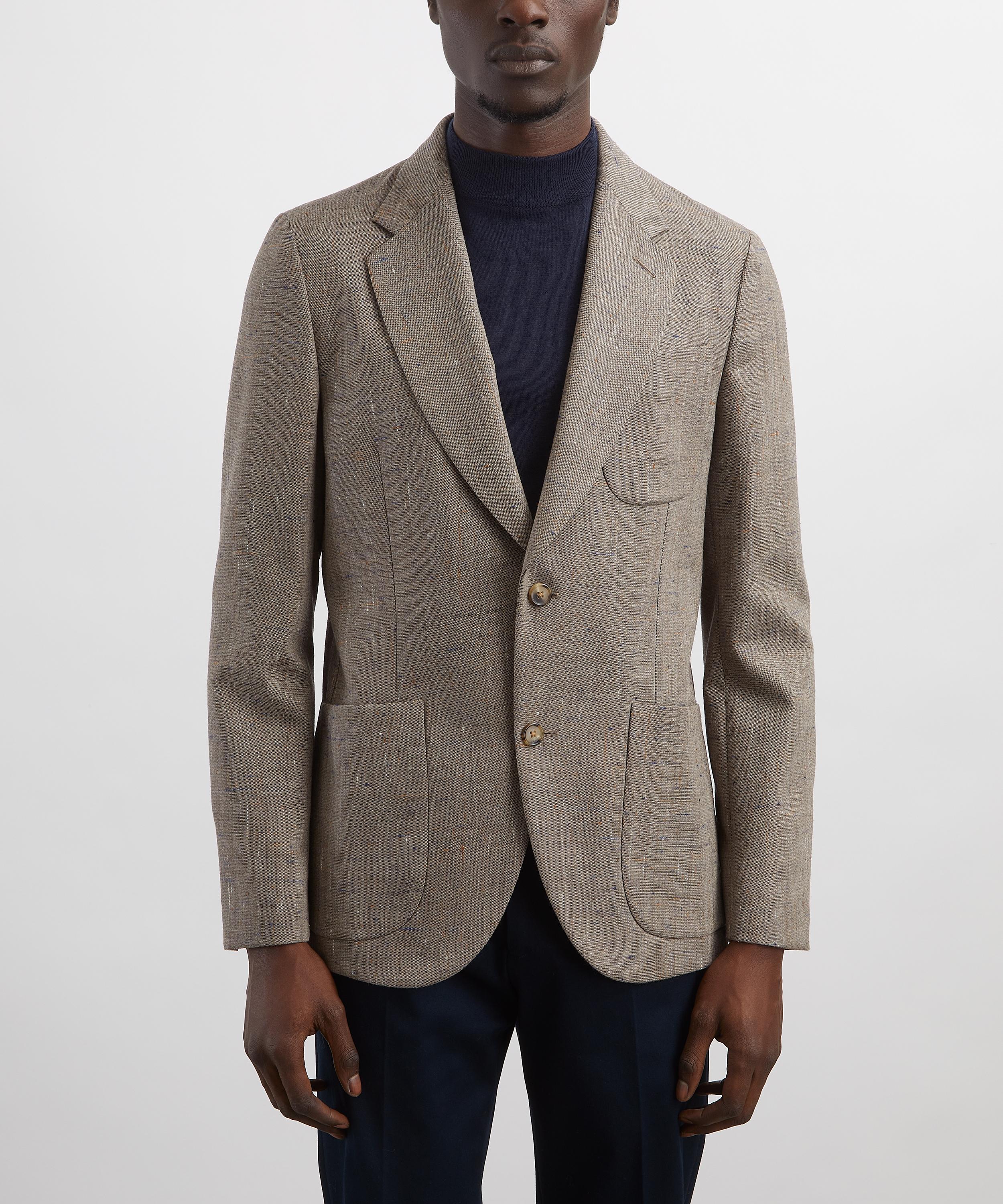 Paul Smith - Beige Flecked Wool-Viscose Single-Breasted Blazer image number 2