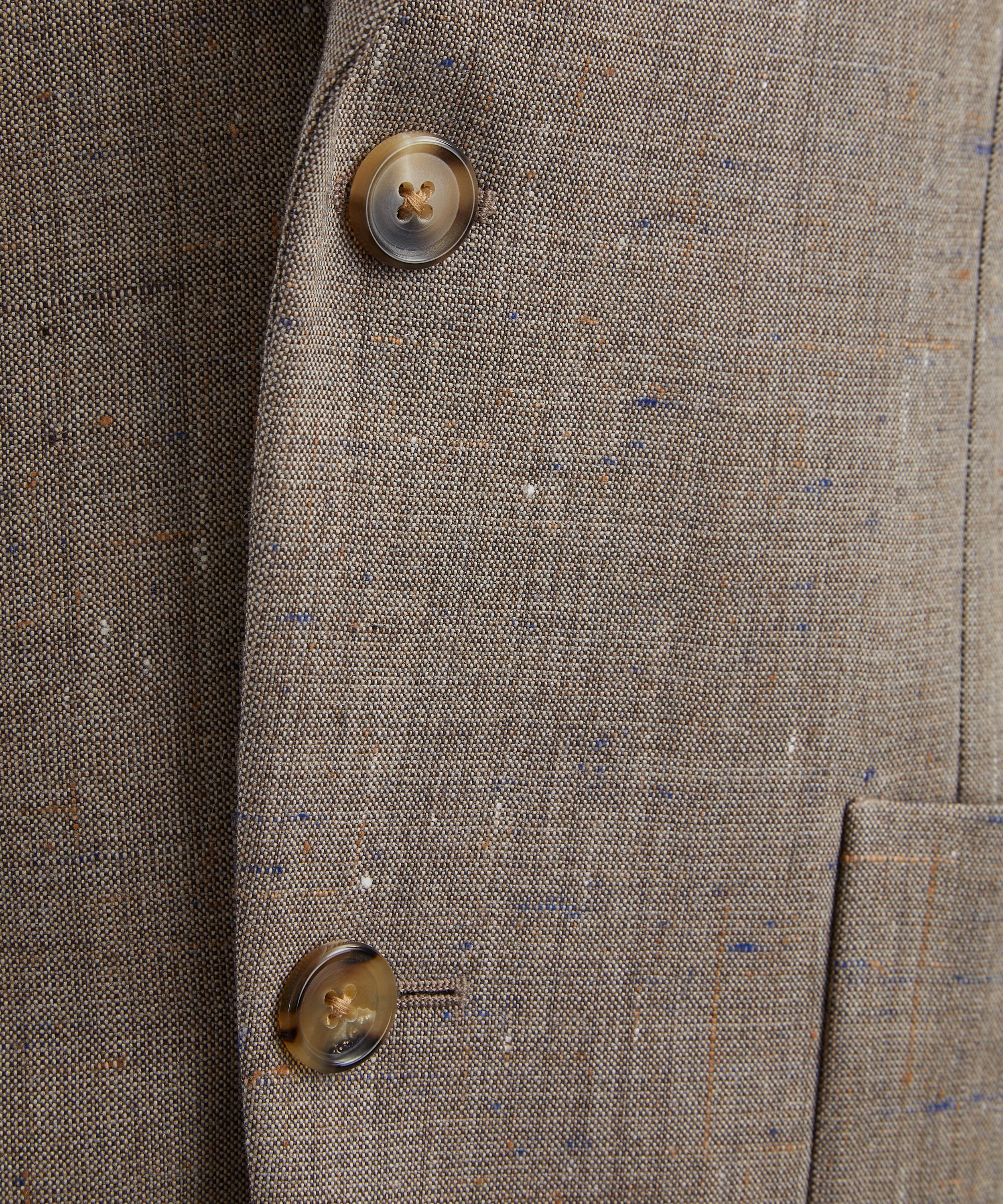 Paul Smith - Beige Flecked Wool-Viscose Single-Breasted Blazer image number 4