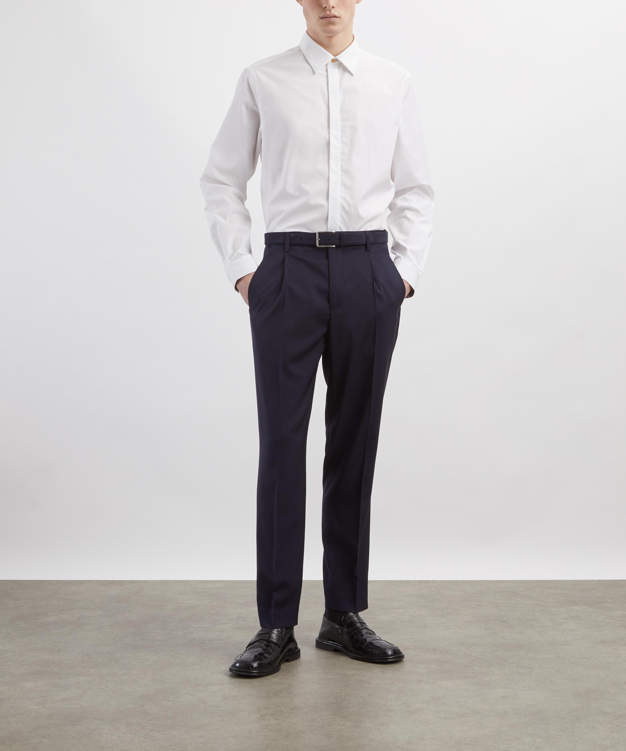 Paul Smith - Slim Cotton Poplin Shirt image number 1