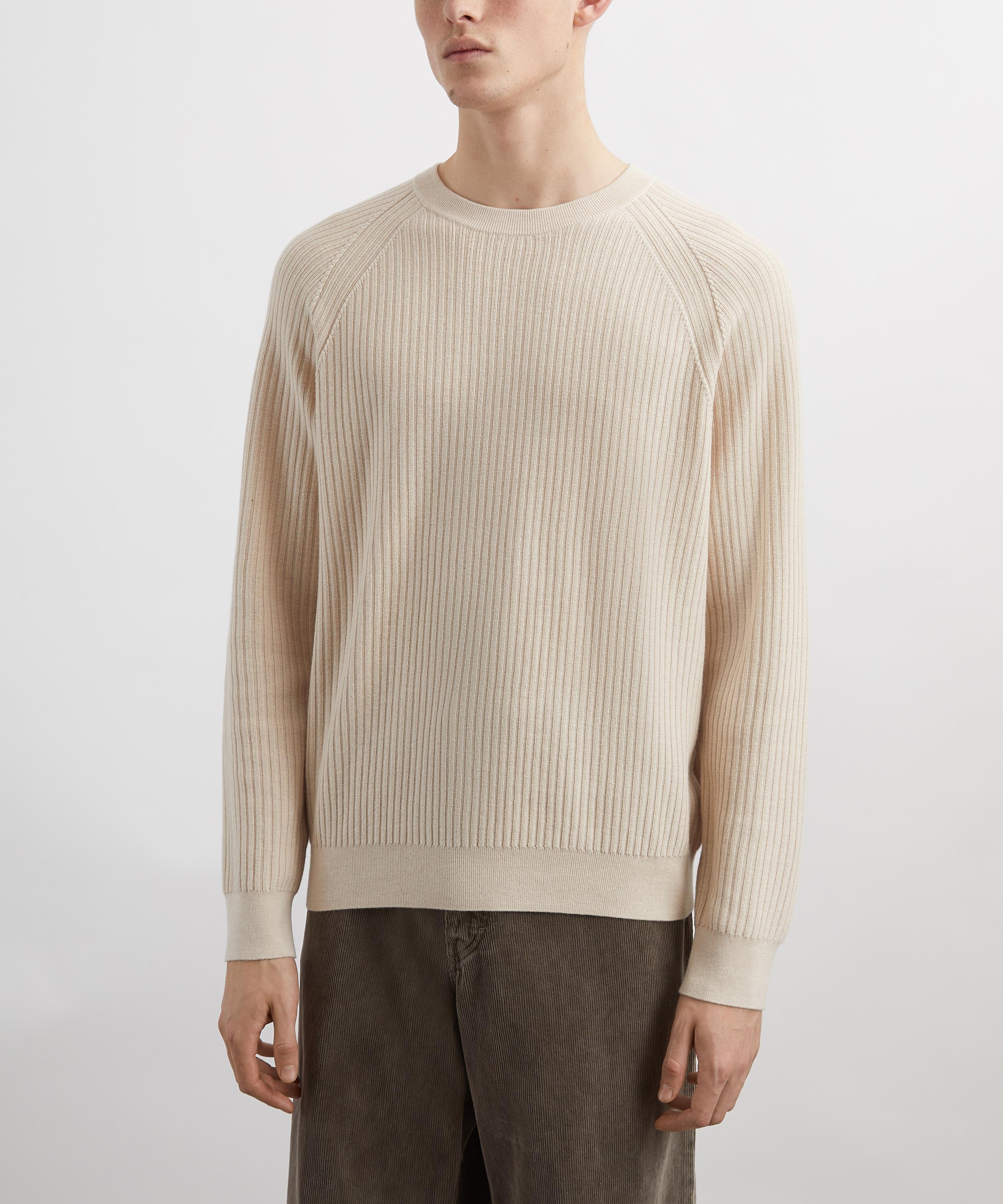 Paul Smith - Merino Wool-Cotton Ribbed Jumper image number 2