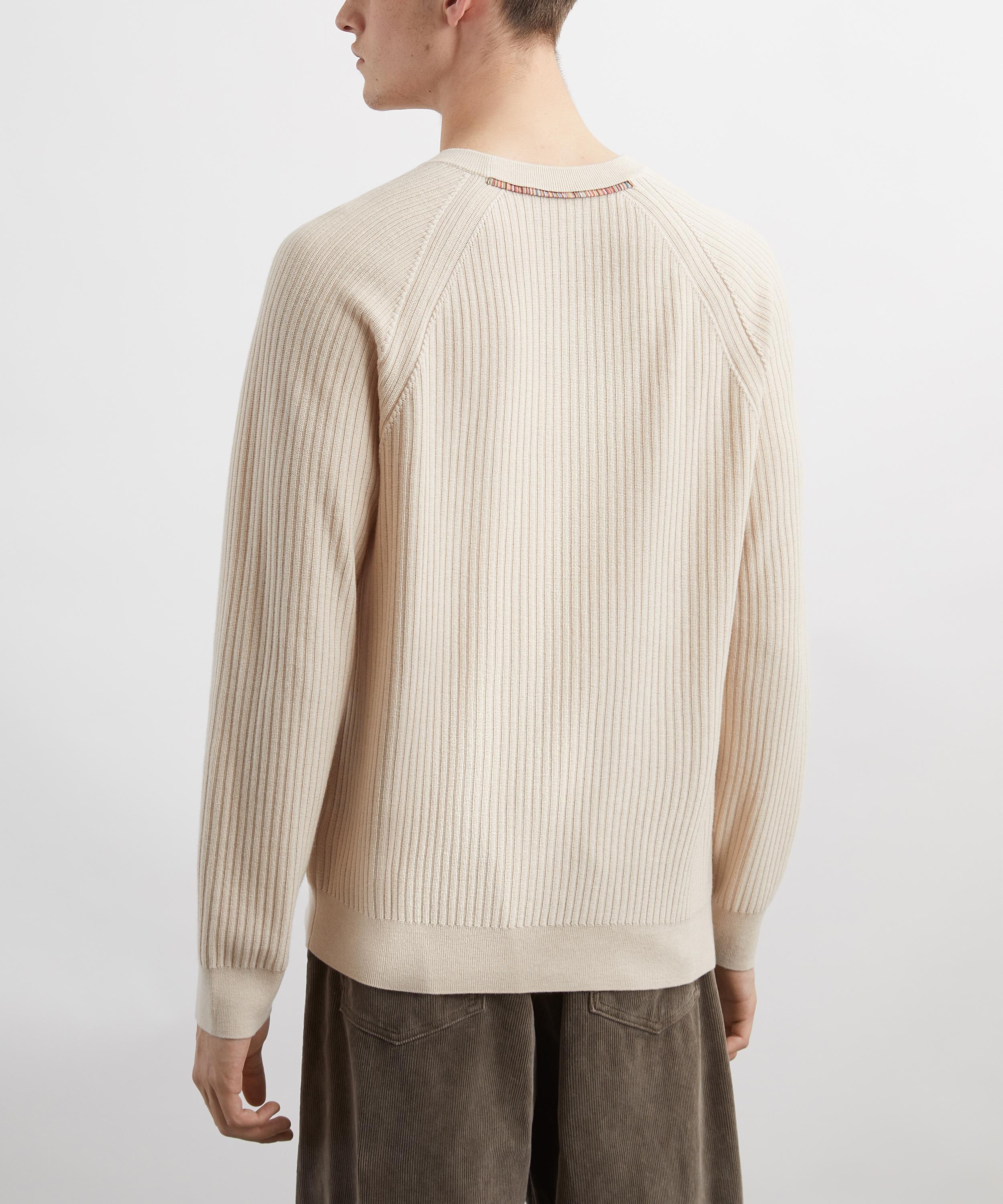 Paul Smith - Merino Wool-Cotton Ribbed Jumper image number 3