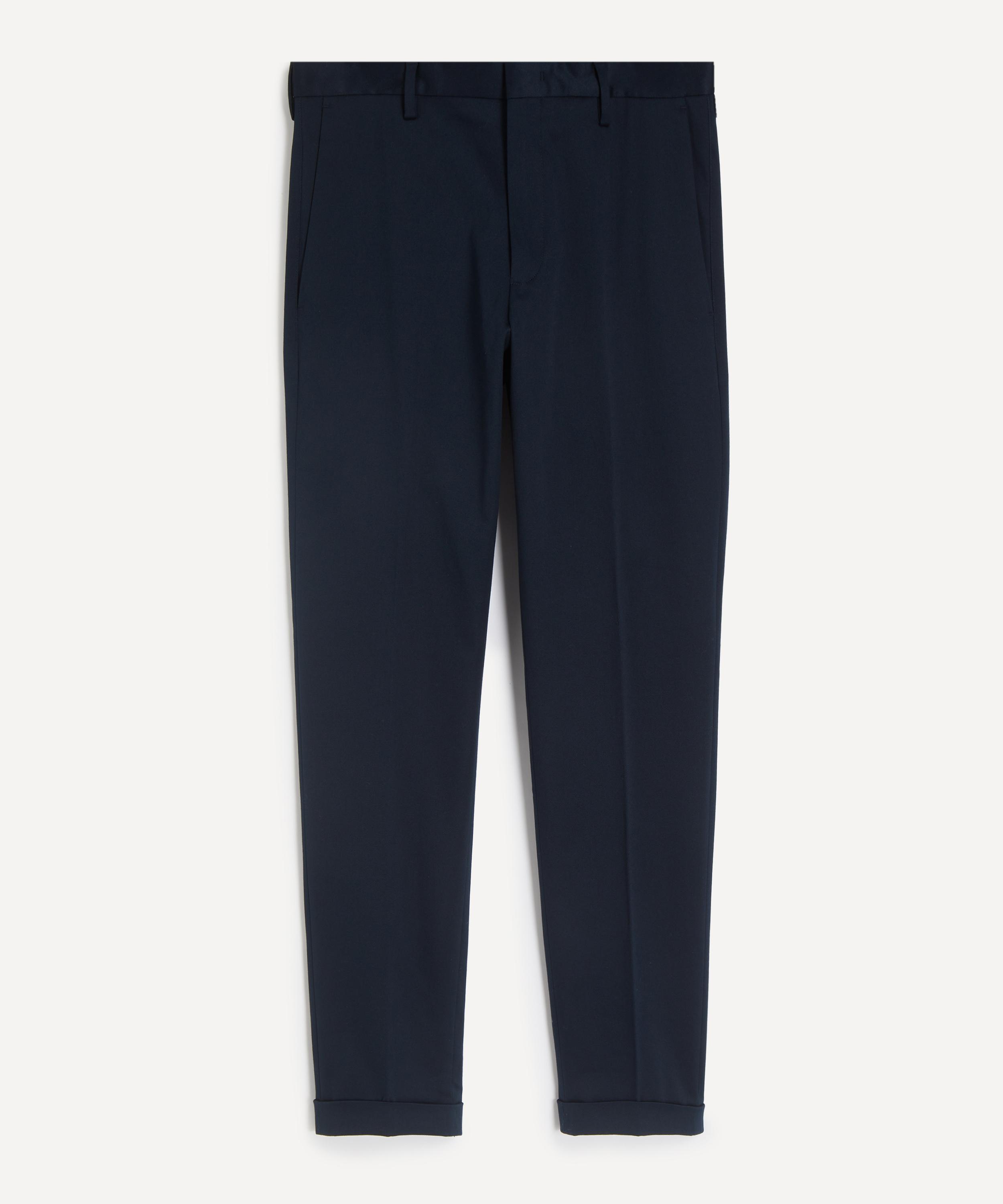 Paul Smith - Slim-Fit Washed Navy Stretch-Cotton Chino Trousers