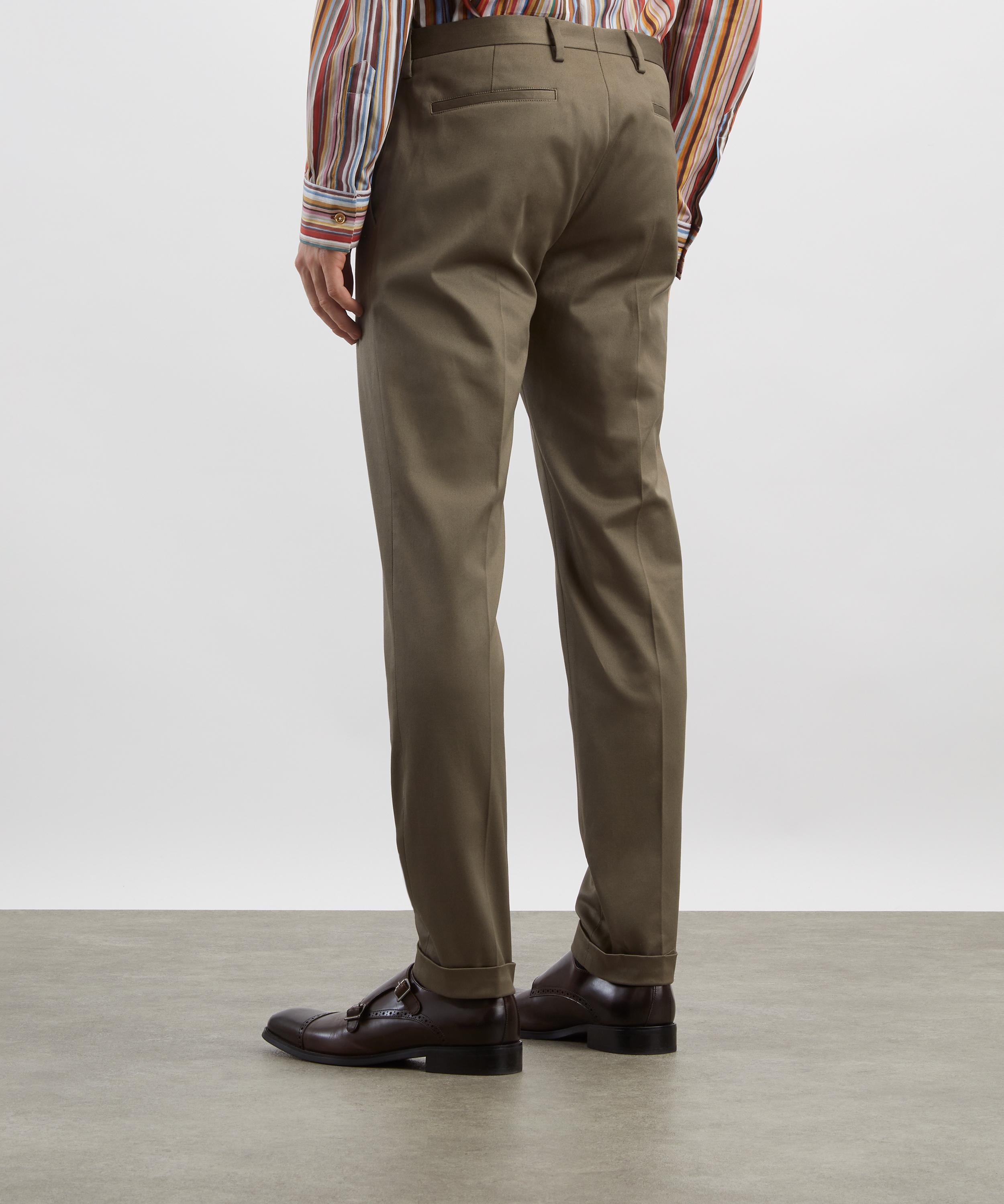 Paul Smith - Slim-Fit Washed Navy Stretch-Cotton Chino Trousers image number 3