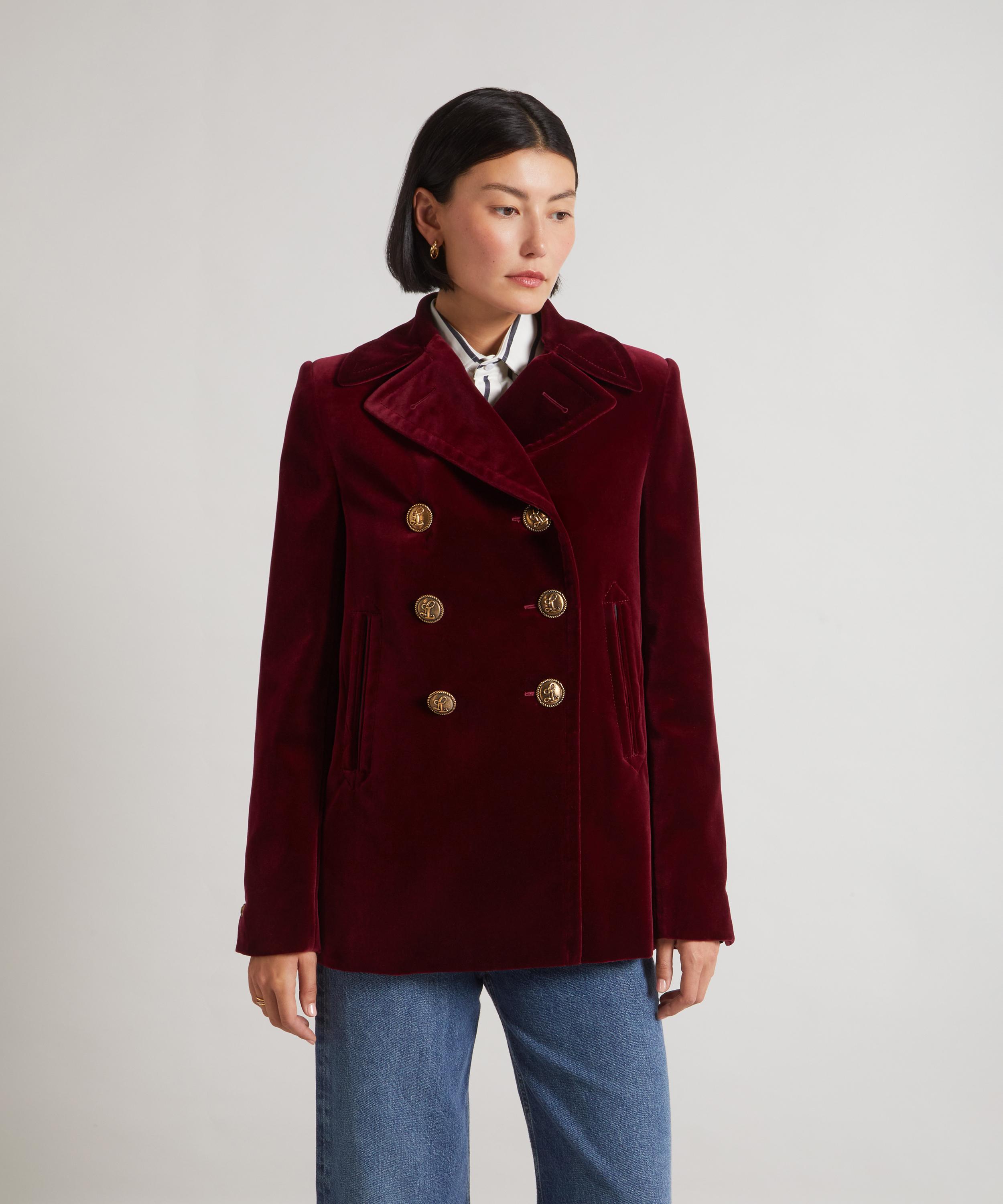 Liberty - HYPERNOVA 150 || The Hackney Velvet Peacoat image number 2
