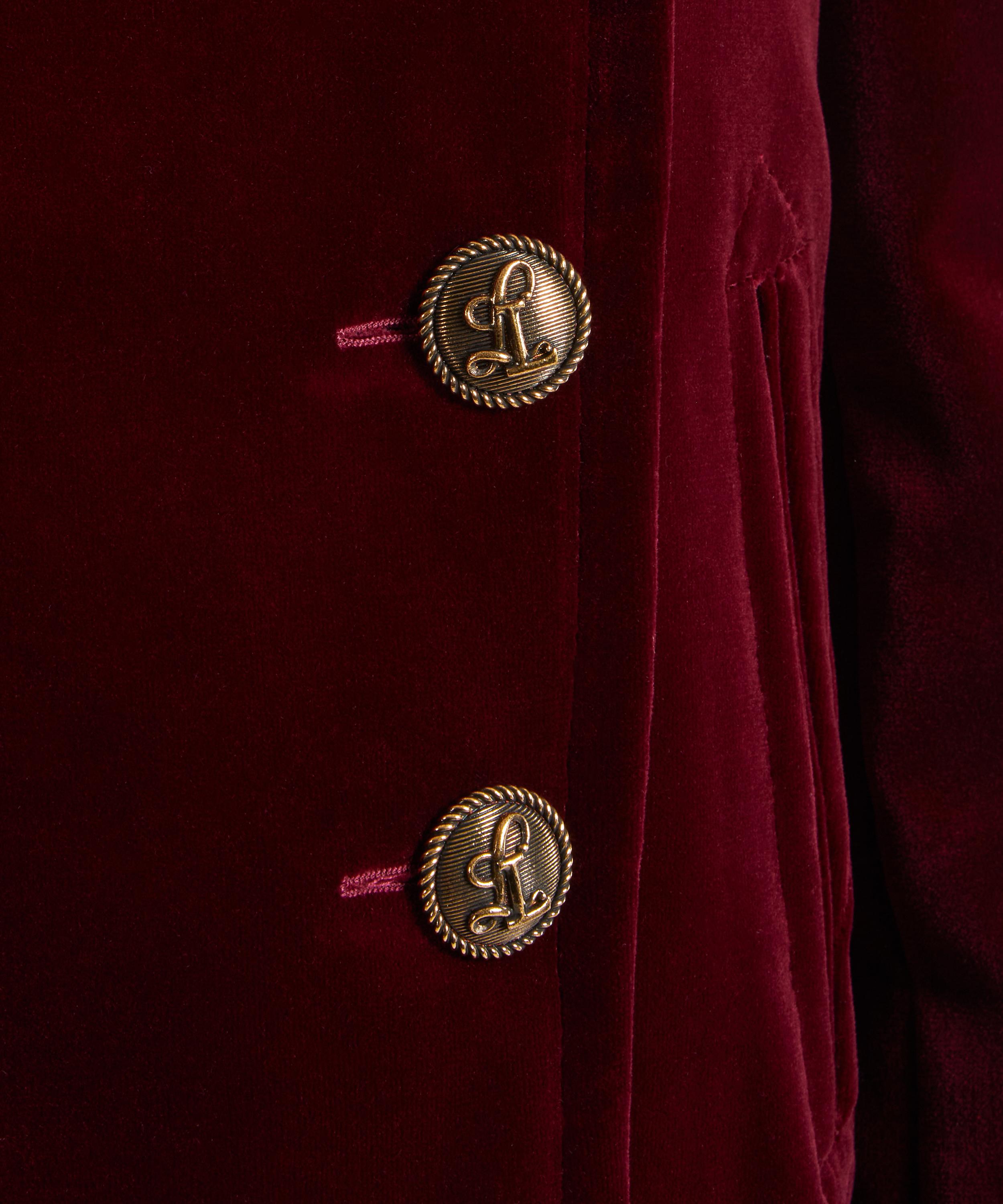 Liberty - HYPERNOVA 150 || The Hackney Velvet Peacoat image number 4