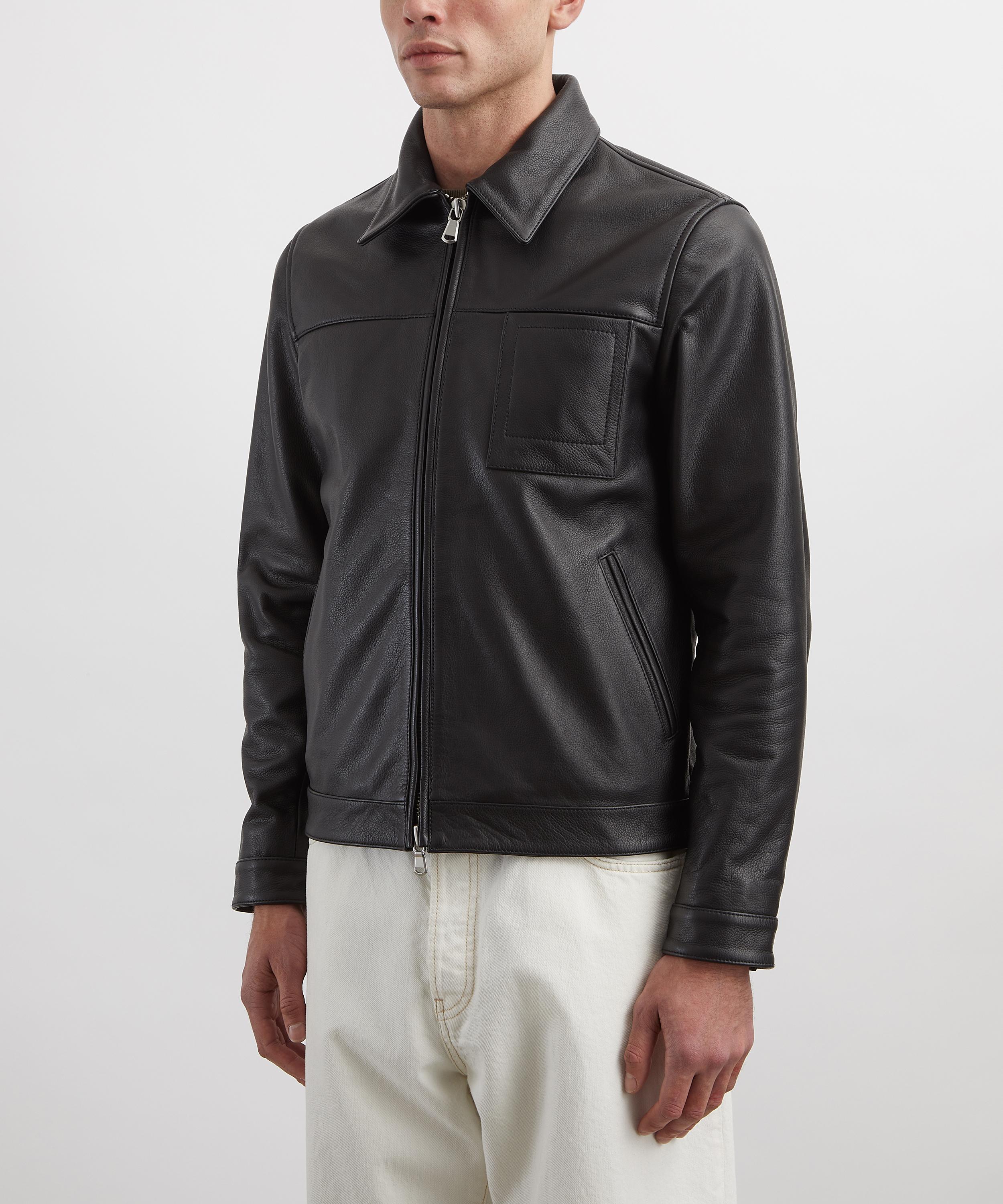 A.M - Leather Blouson Jacket image number 2
