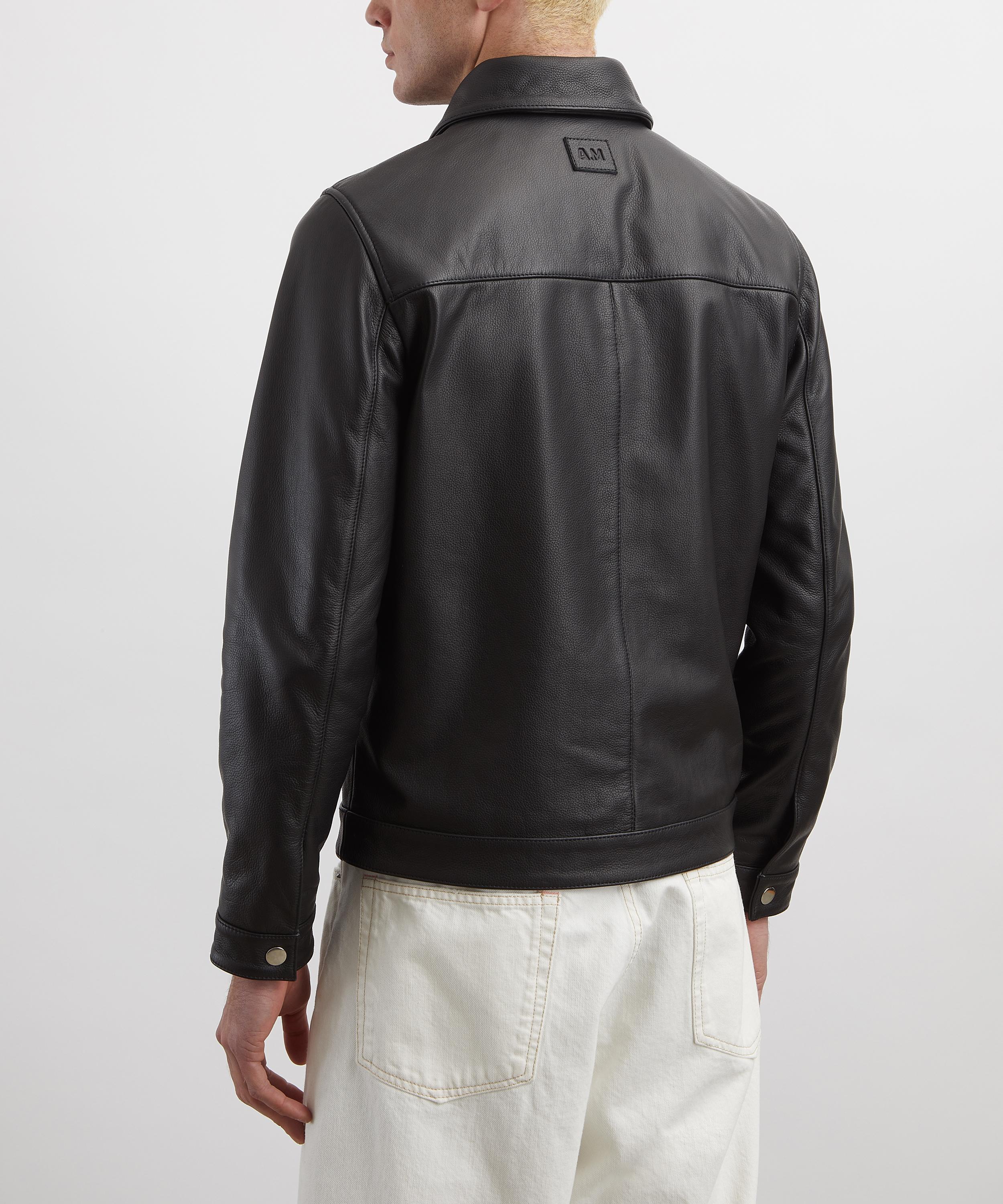 A.M - Leather Blouson Jacket image number 3