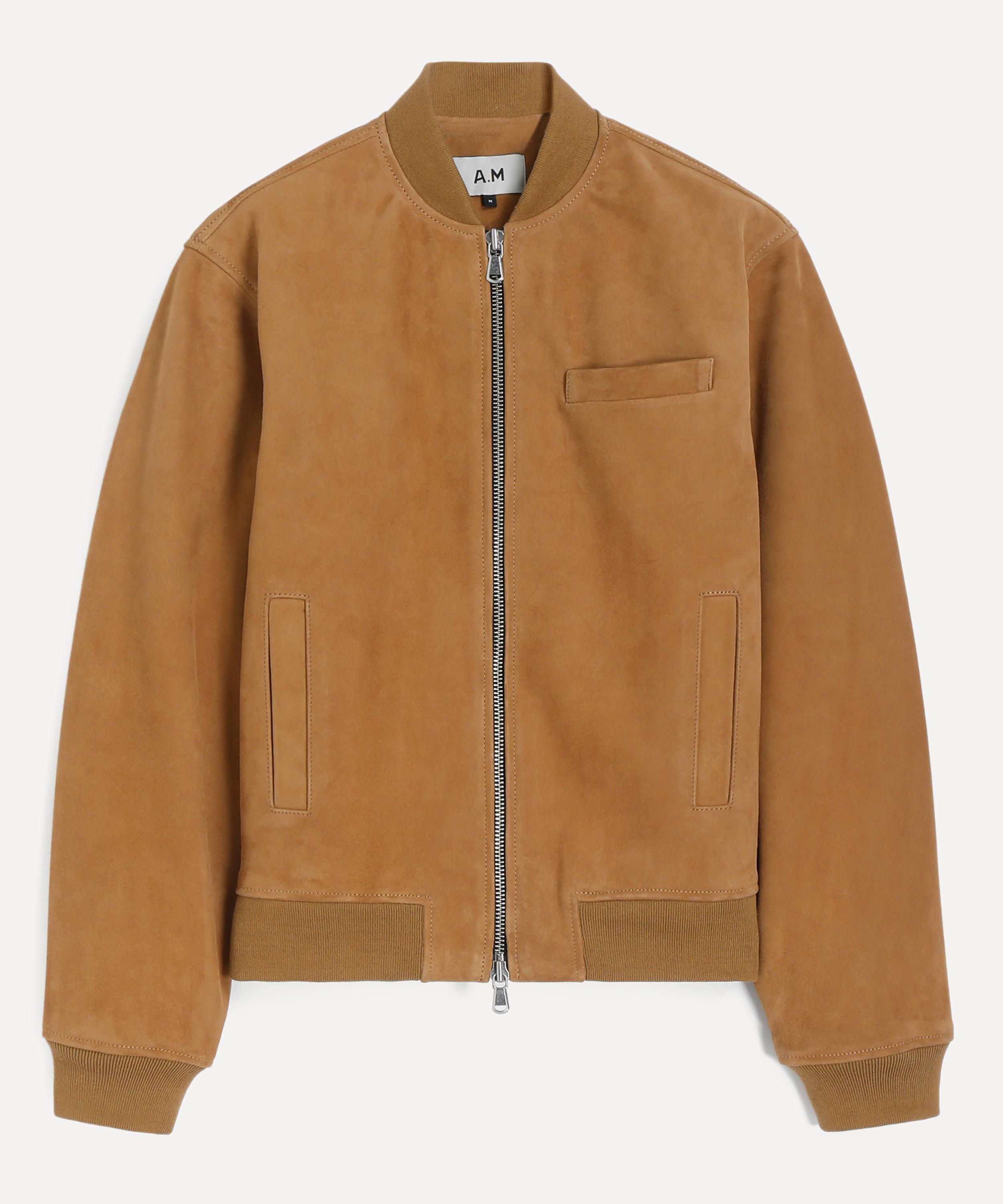 A.M - Suede Bomber Jacket