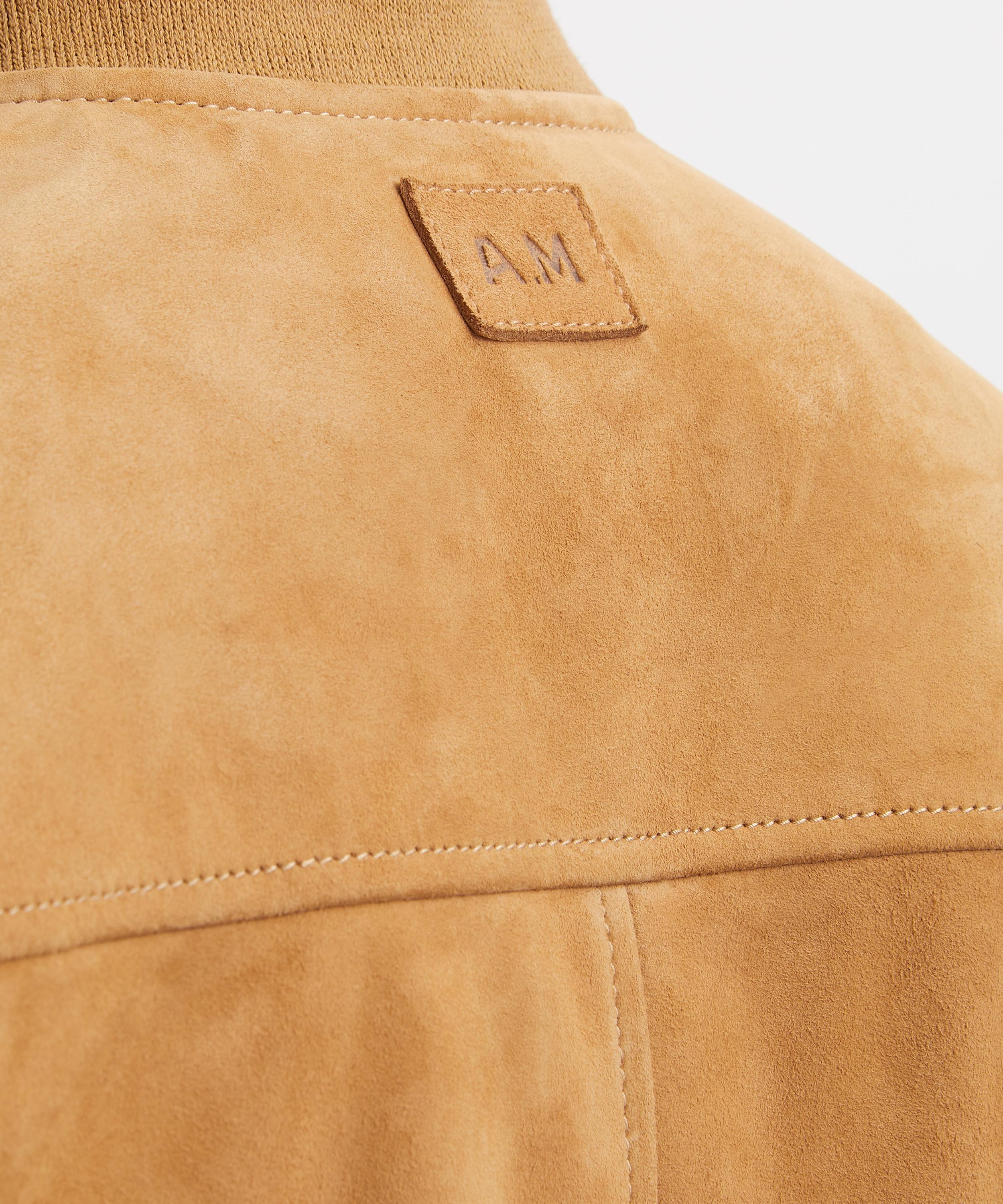 A.M - Suede Bomber Jacket image number 4