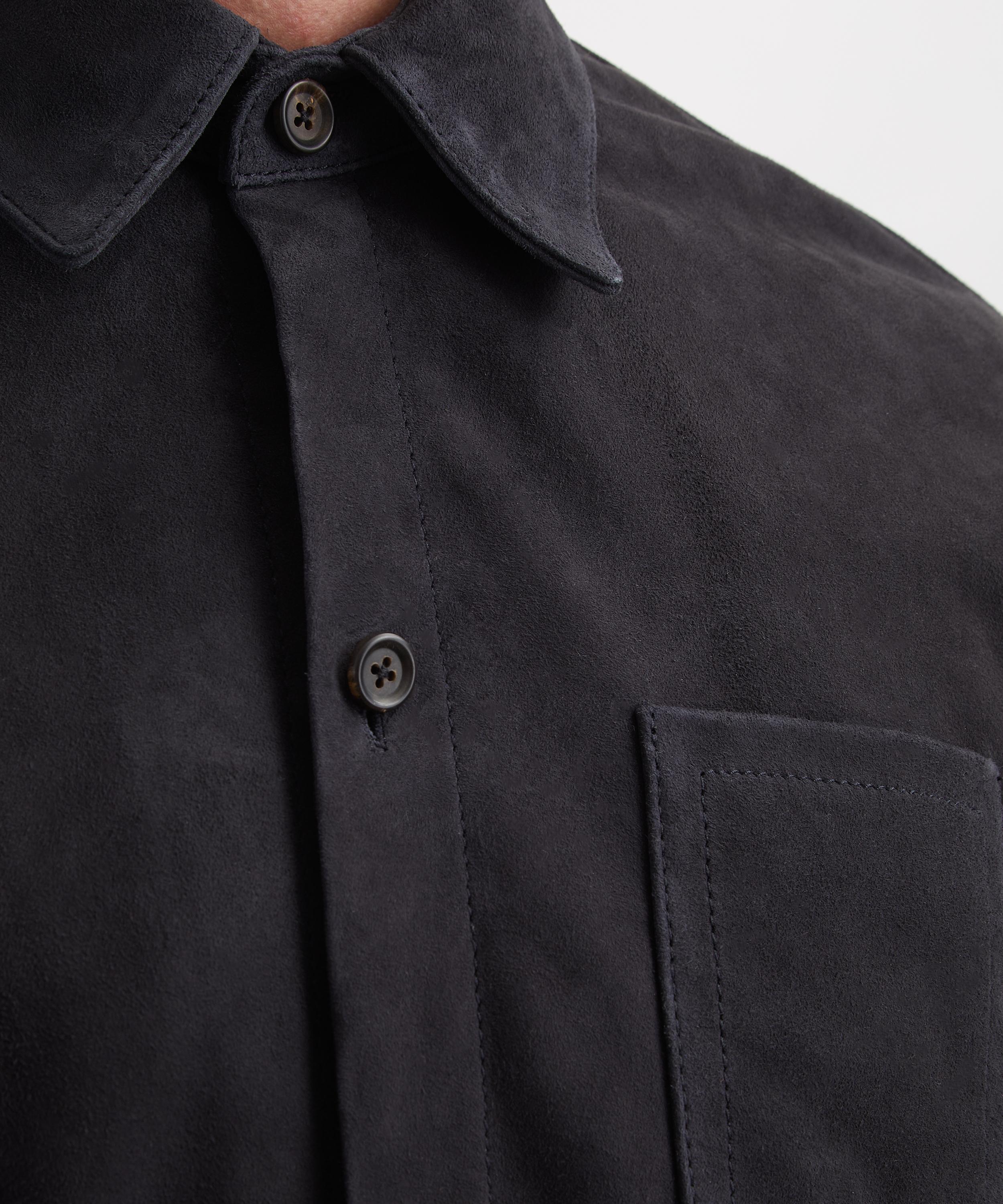 A.M - Suede Overshirt image number 4