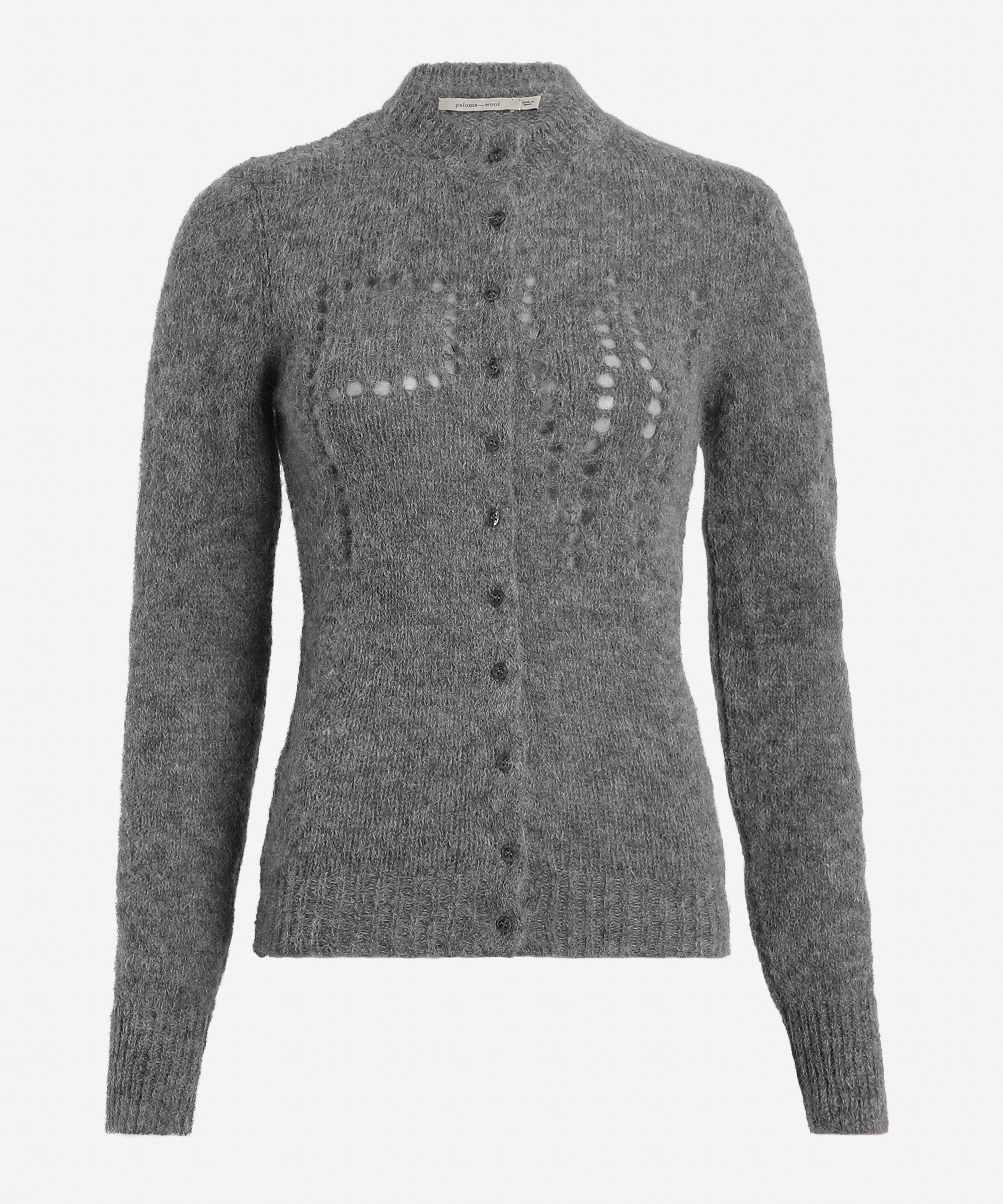 Paloma Wool - Dove Cut-Out Knit Cardigan