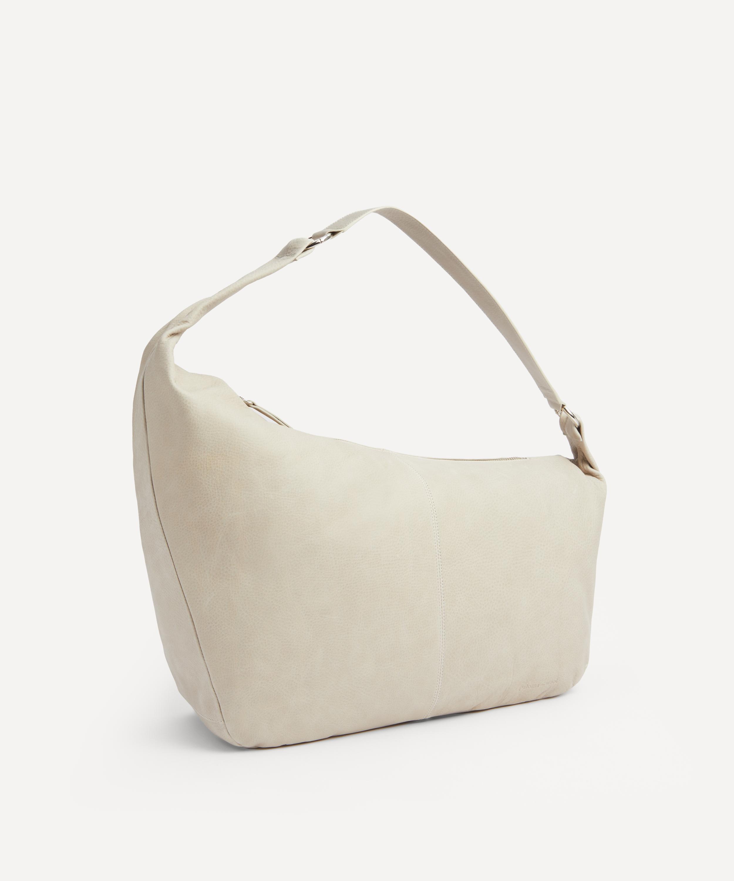 Paloma Wool - Big Dry Grey Leather Shoulder Bag image number 2