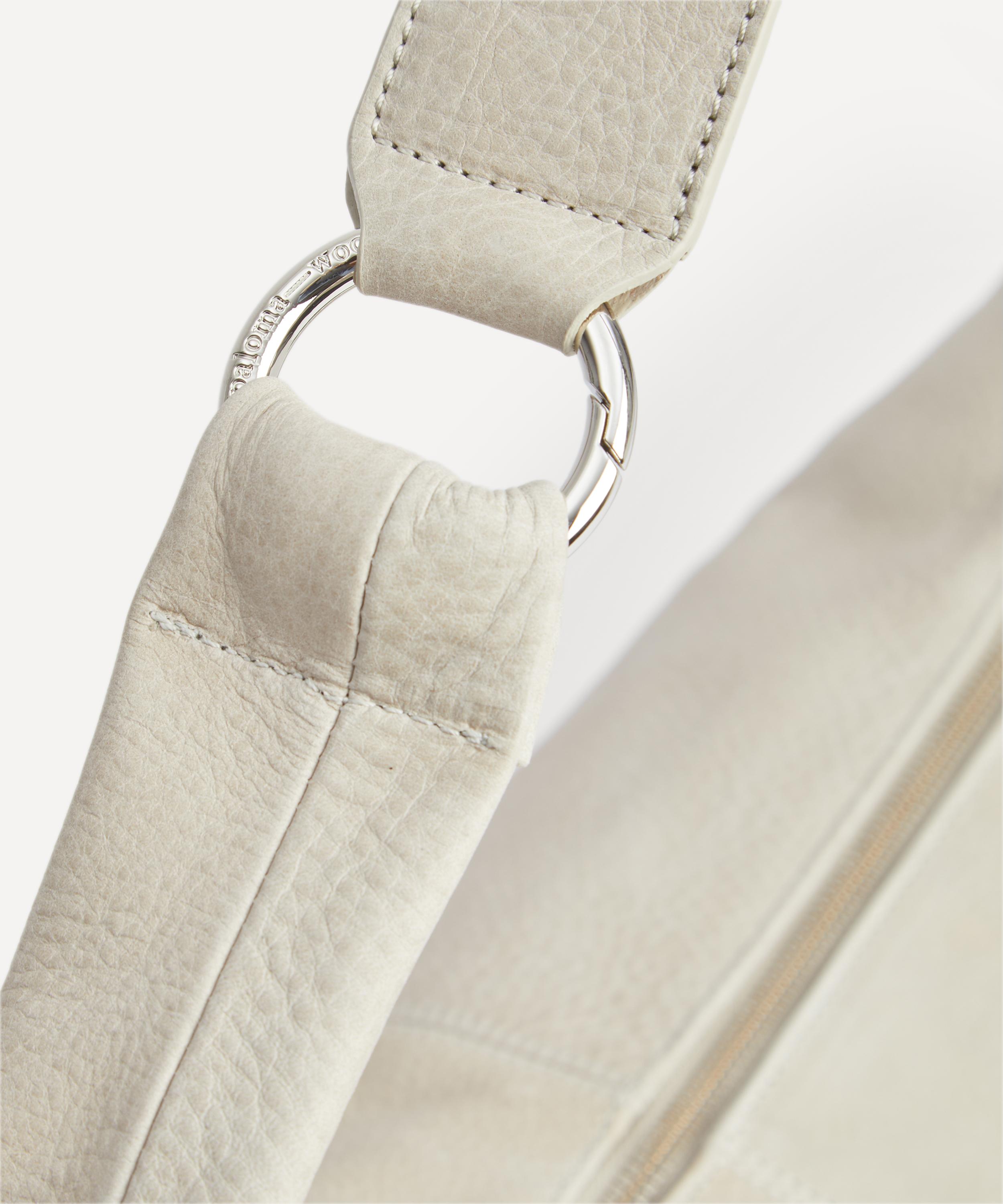 Paloma Wool - Big Dry Grey Leather Shoulder Bag image number 4