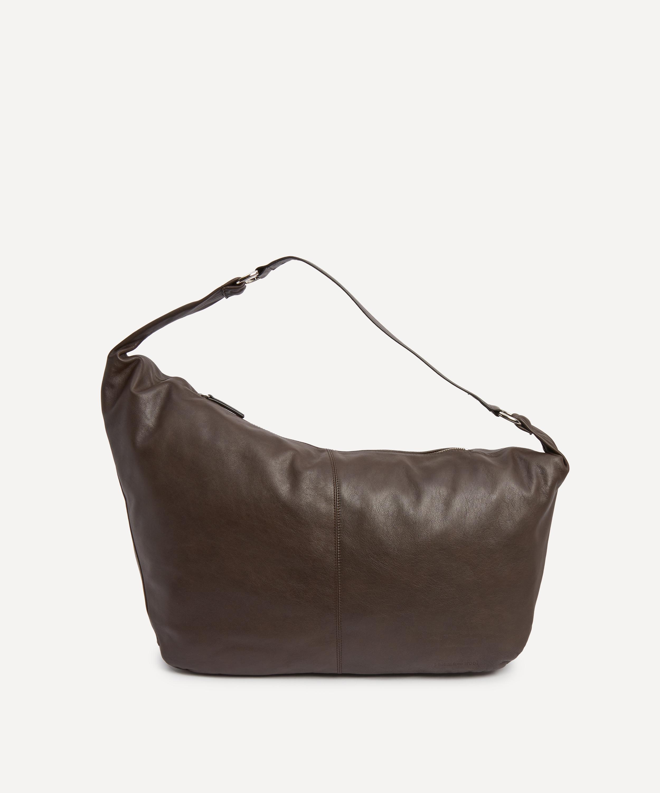 Paloma Wool - Big Dry Brown Leather Shoulder Bag