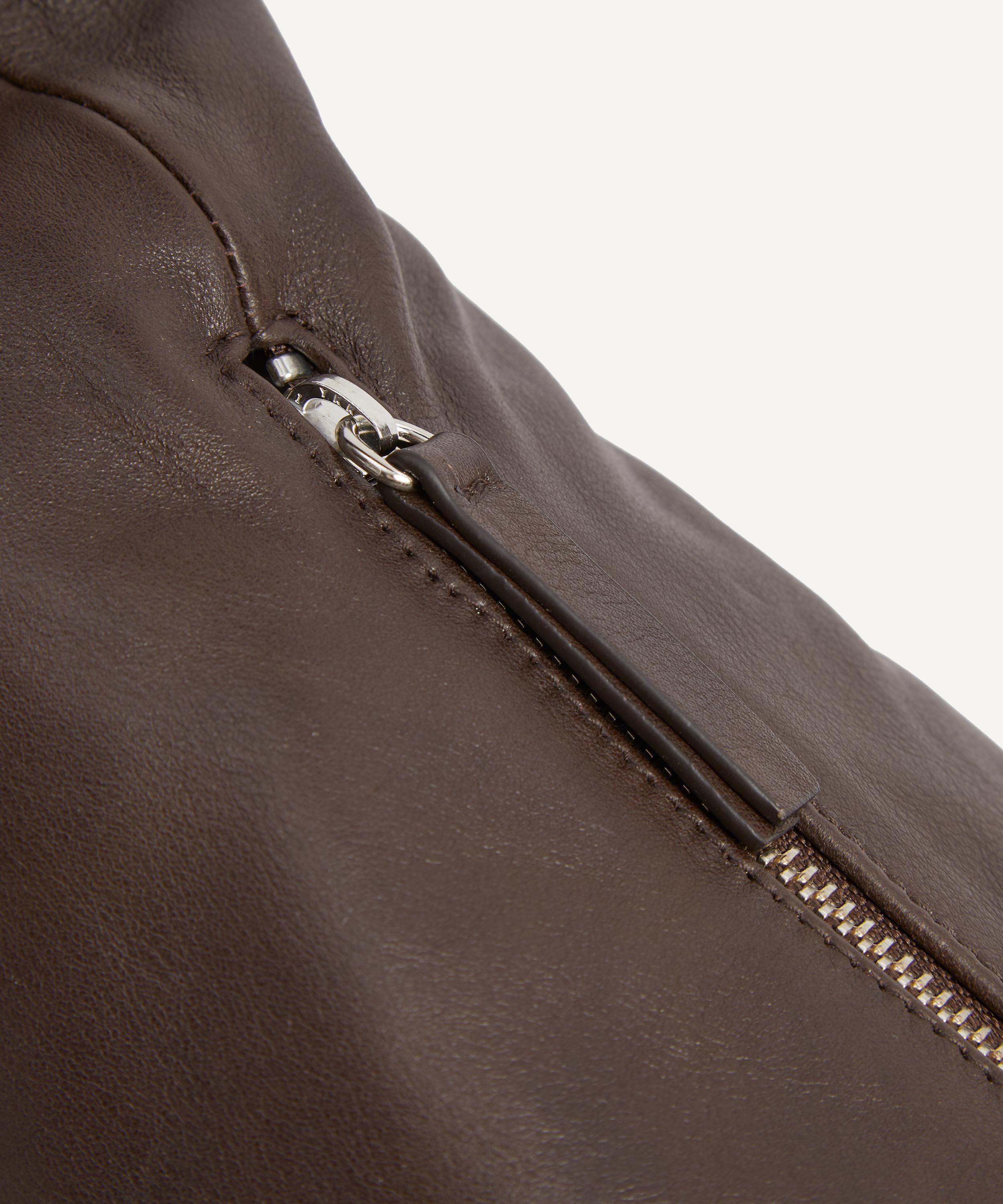 Paloma Wool - Big Dry Brown Leather Shoulder Bag image number 4