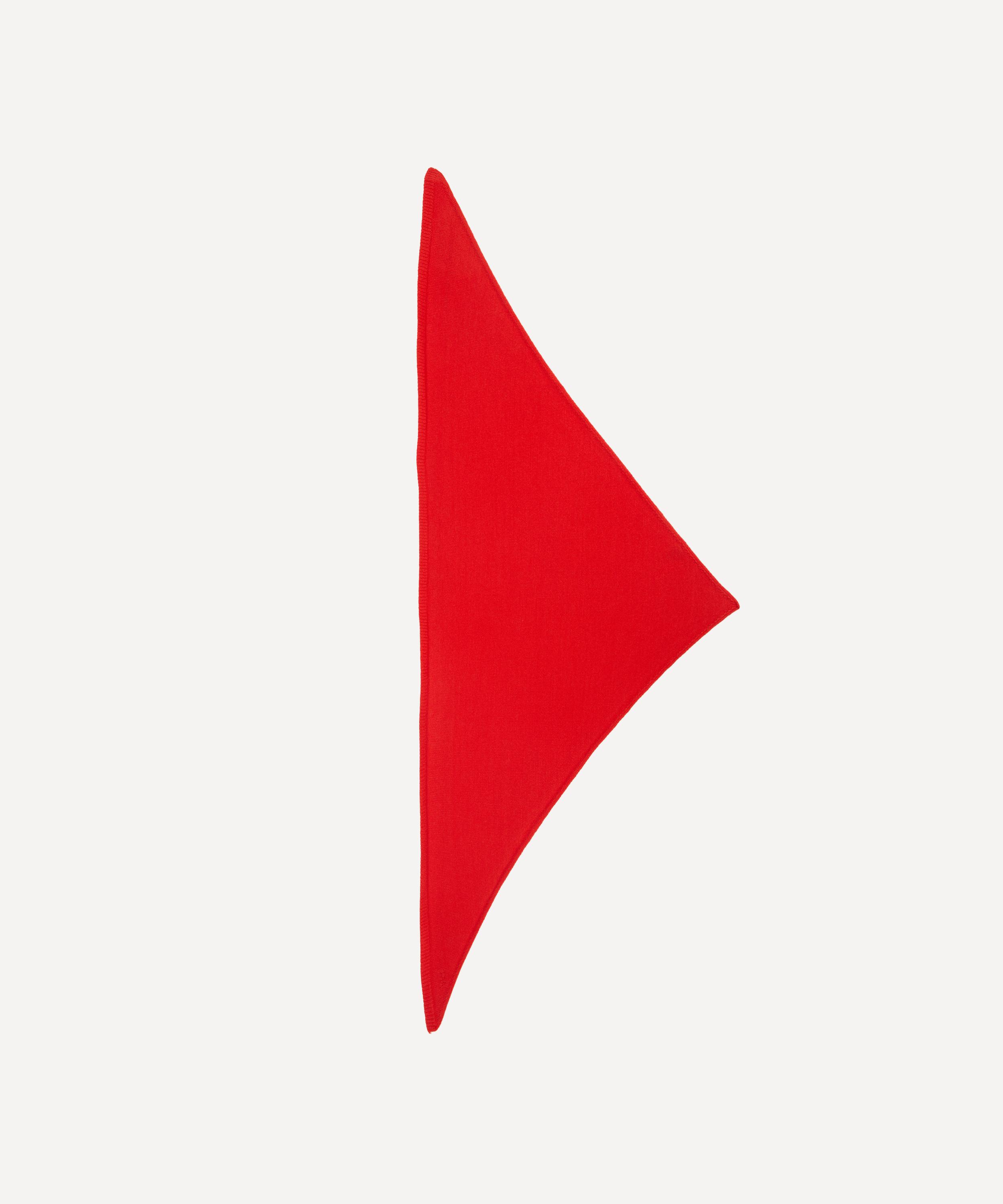 Paloma Wool - Red Prima Wool Triangle Scarf image number 1
