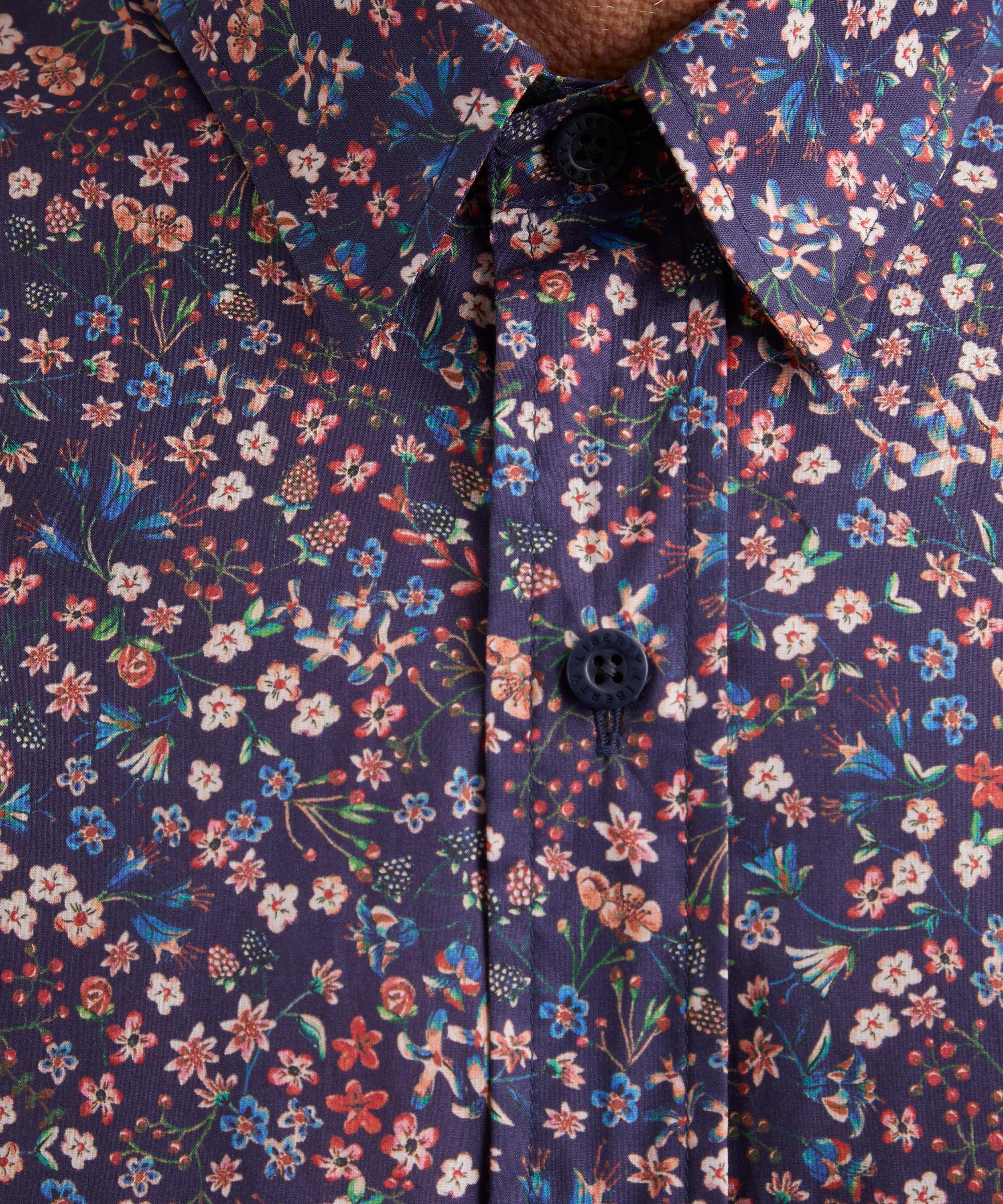 Liberty - Classic Fit Tana Lawn™ Cotton Shirt in Donna Leigh image number 4