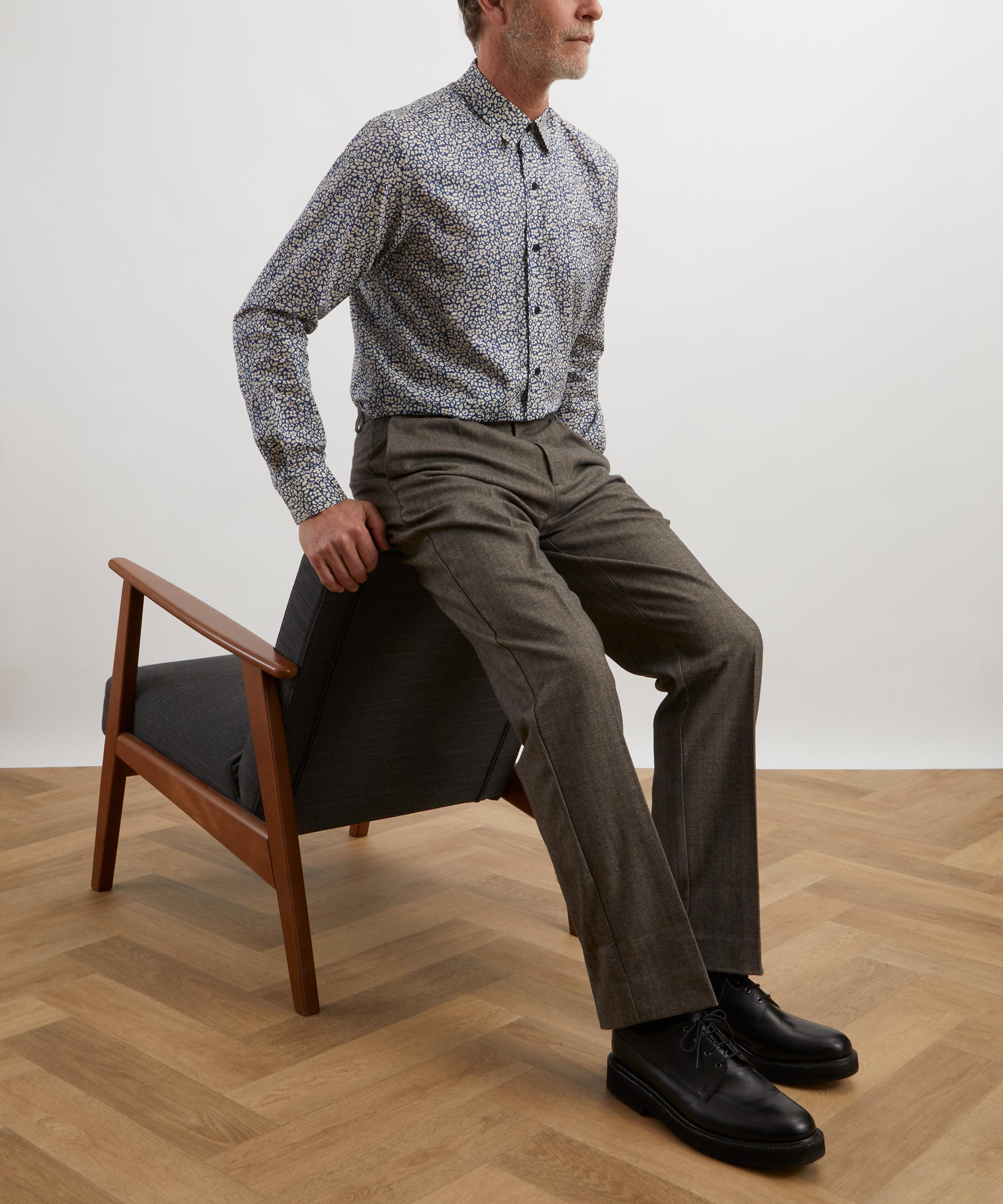 Liberty - Classic Fit Tana Lawn™ Cotton Shirt in Feather Fields image number 1