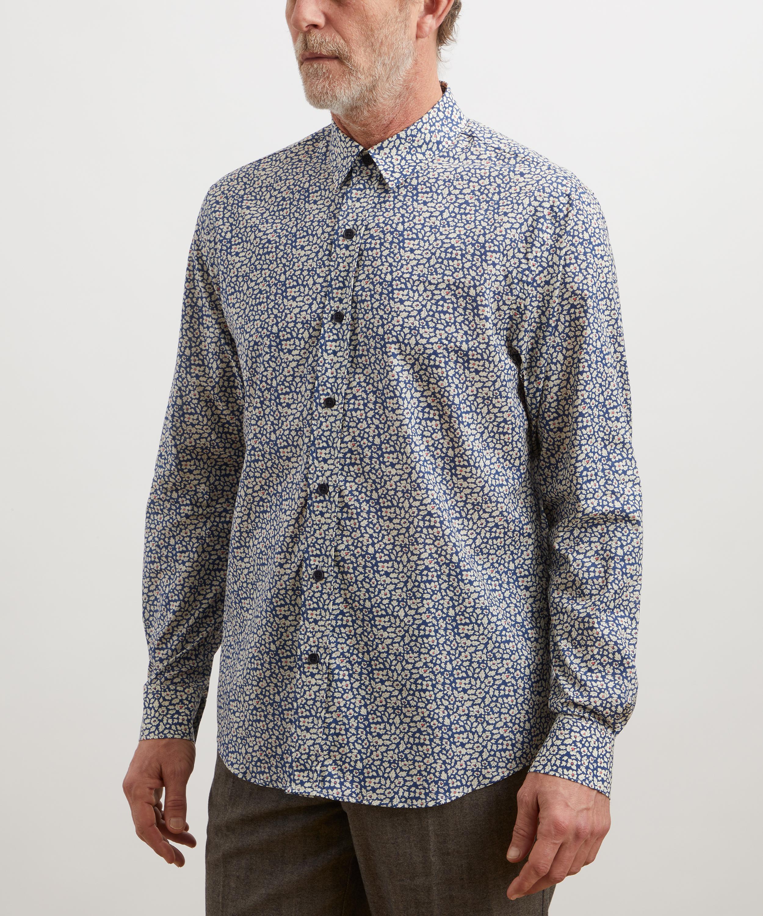 Liberty - Classic Fit Tana Lawn™ Cotton Shirt in Feather Fields image number 2