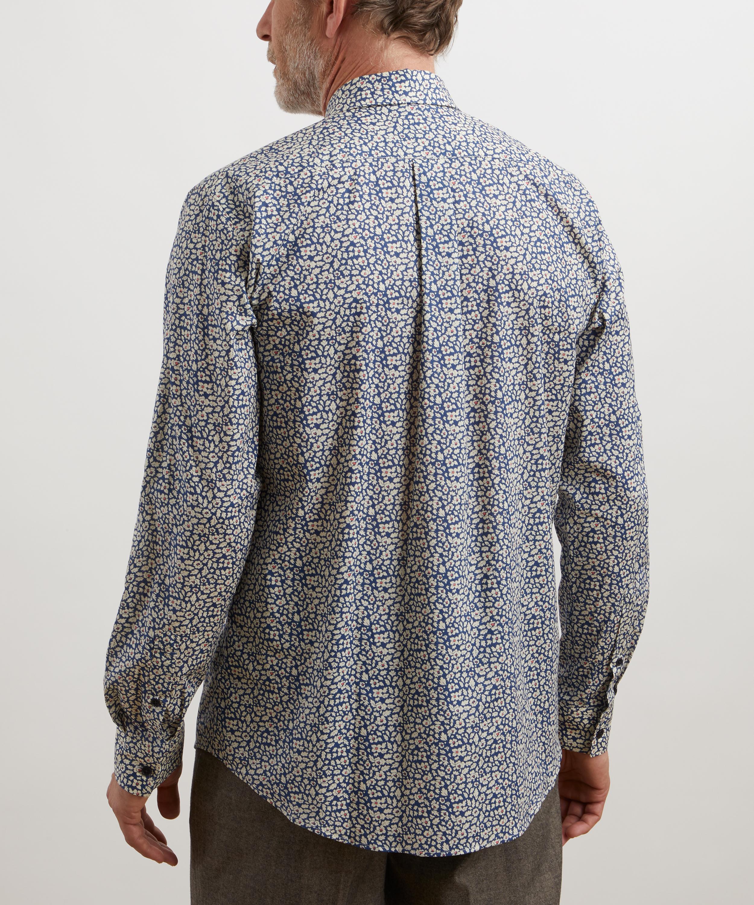 Liberty - Classic Fit Tana Lawn™ Cotton Shirt in Feather Fields image number 3