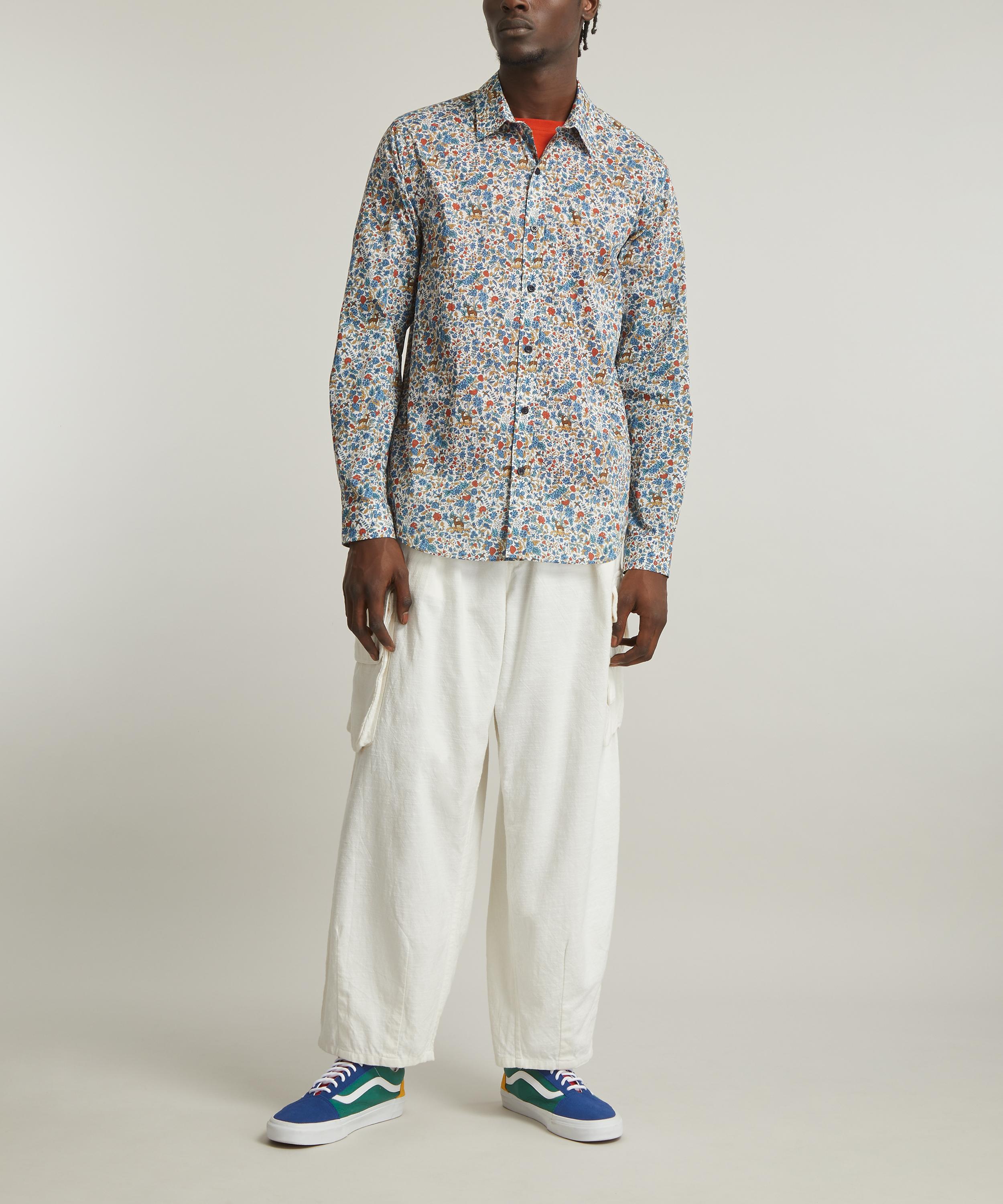 Liberty - Classic Fit Tana Lawn™ Cotton Shirt in Salter’s Forest image number 5