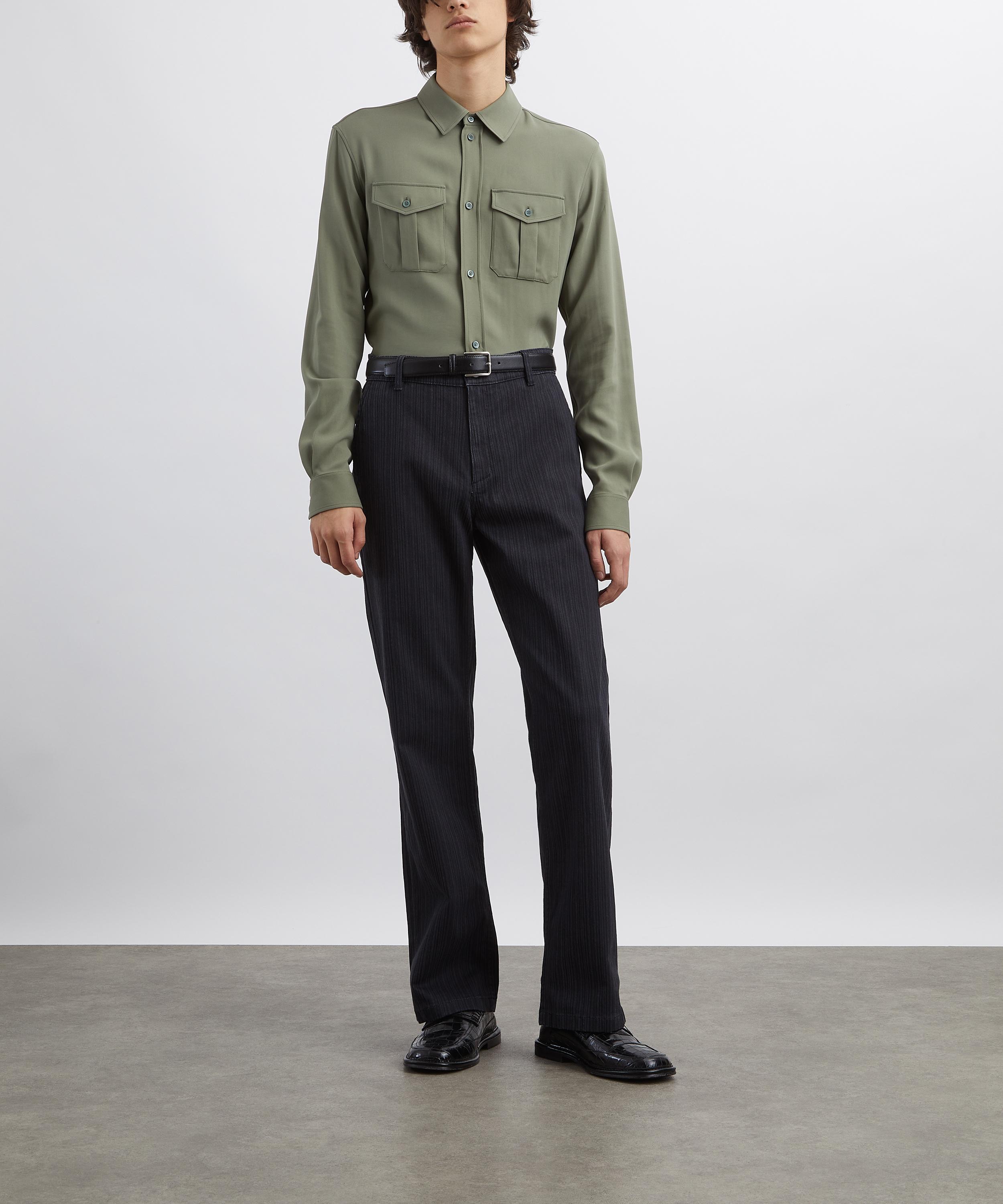 Paloma Wool - Ensu Striped Straight-Leg Jeans image number 1