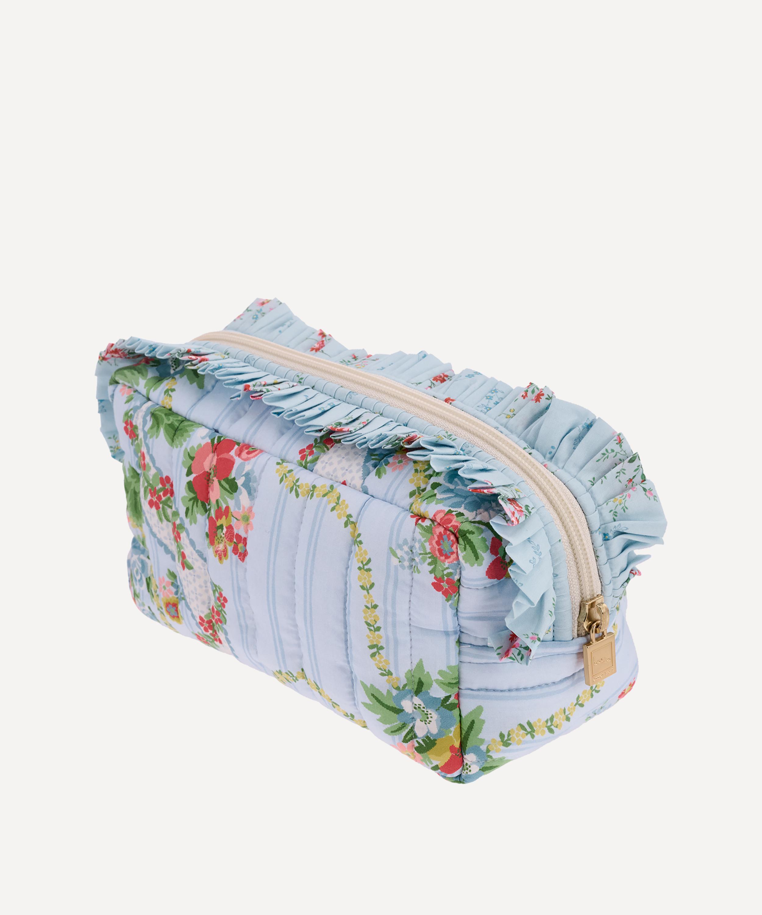 Bon Dep - Ribbon Cascade Tana Lawn&trade; Cotton Ruffled Pouch