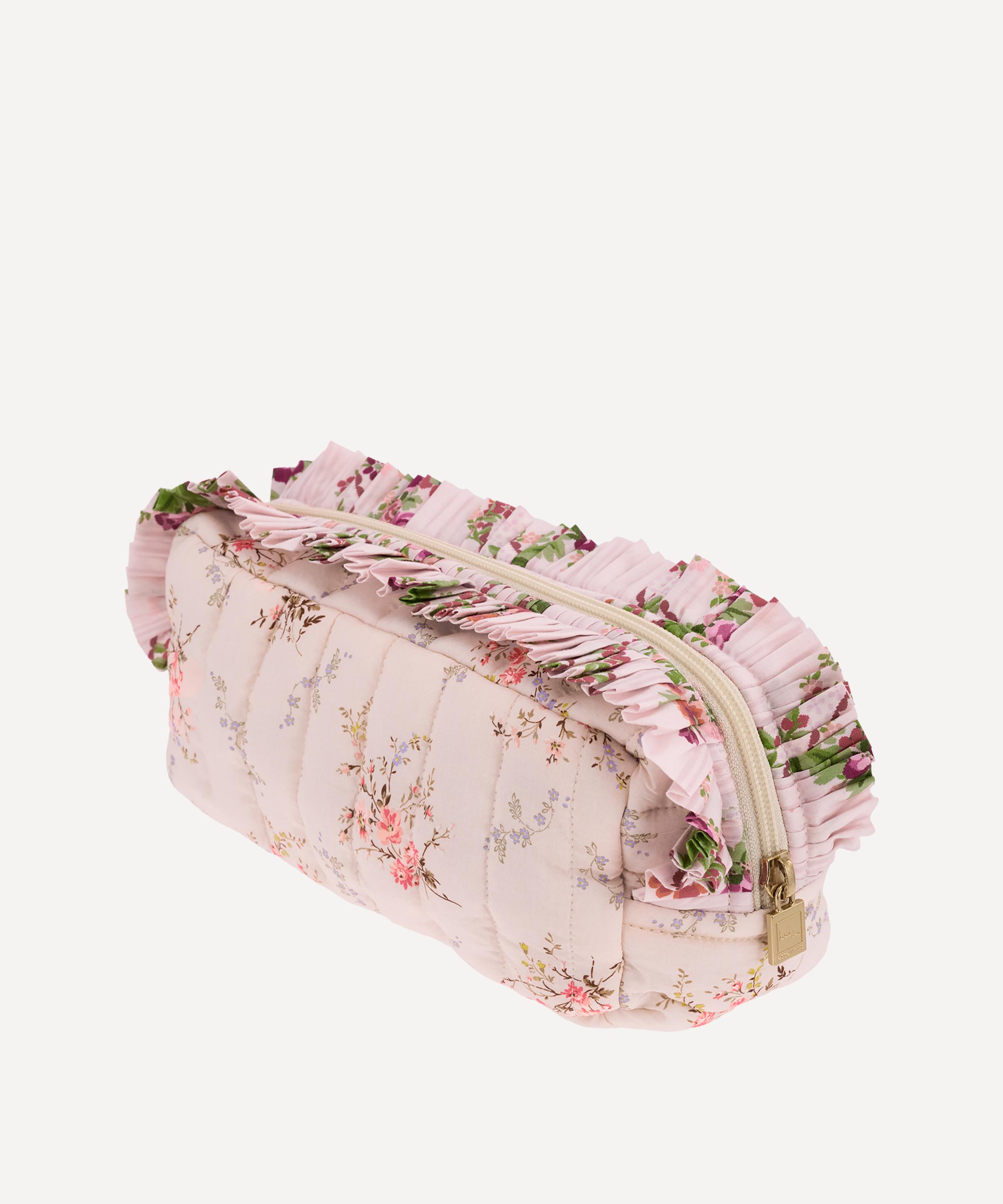 Bon Dep - Garden Blooms Tana Lawn&trade; Cotton Ruffled Pouch